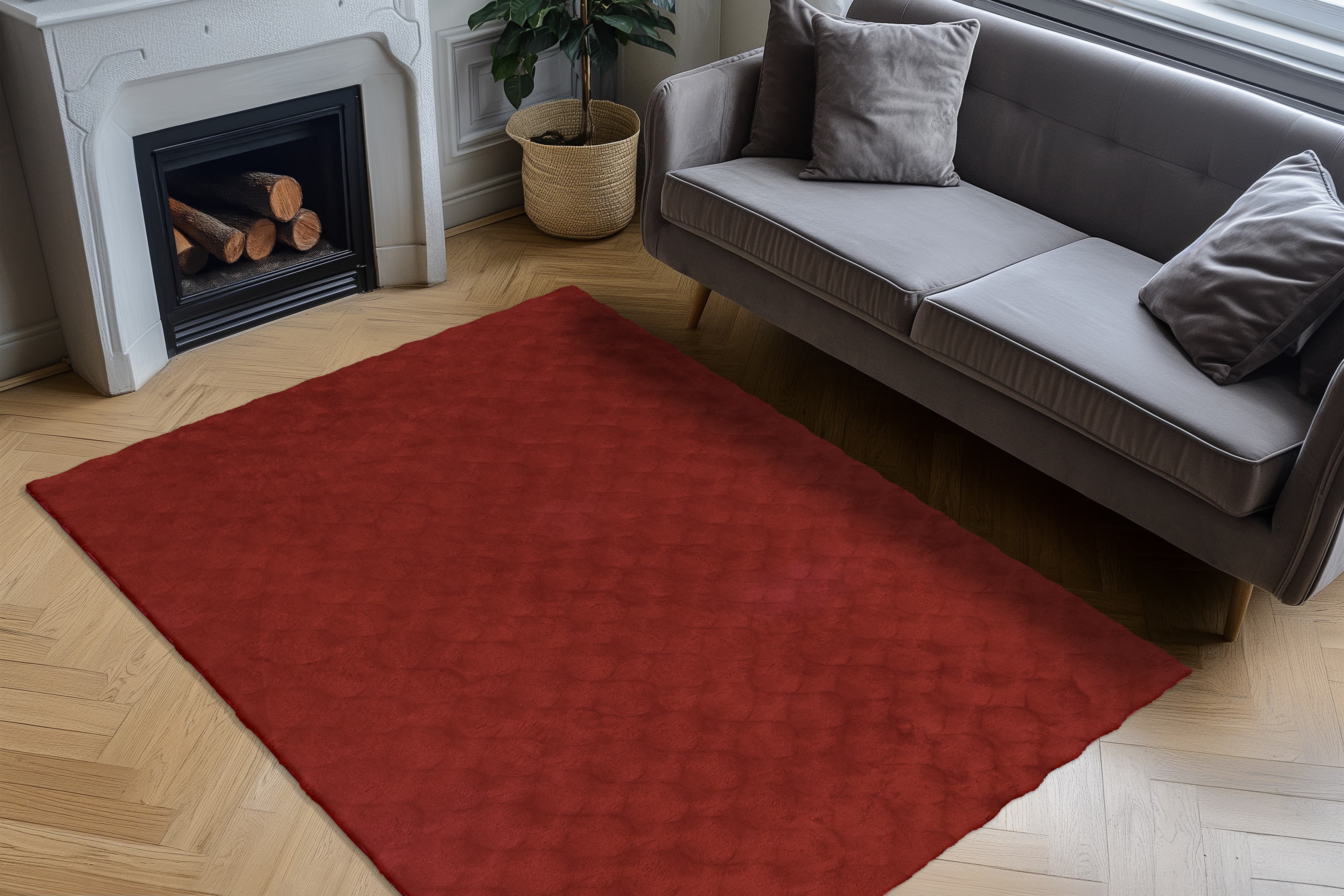 Kusový koberec Diamond Cut 800 Red 3