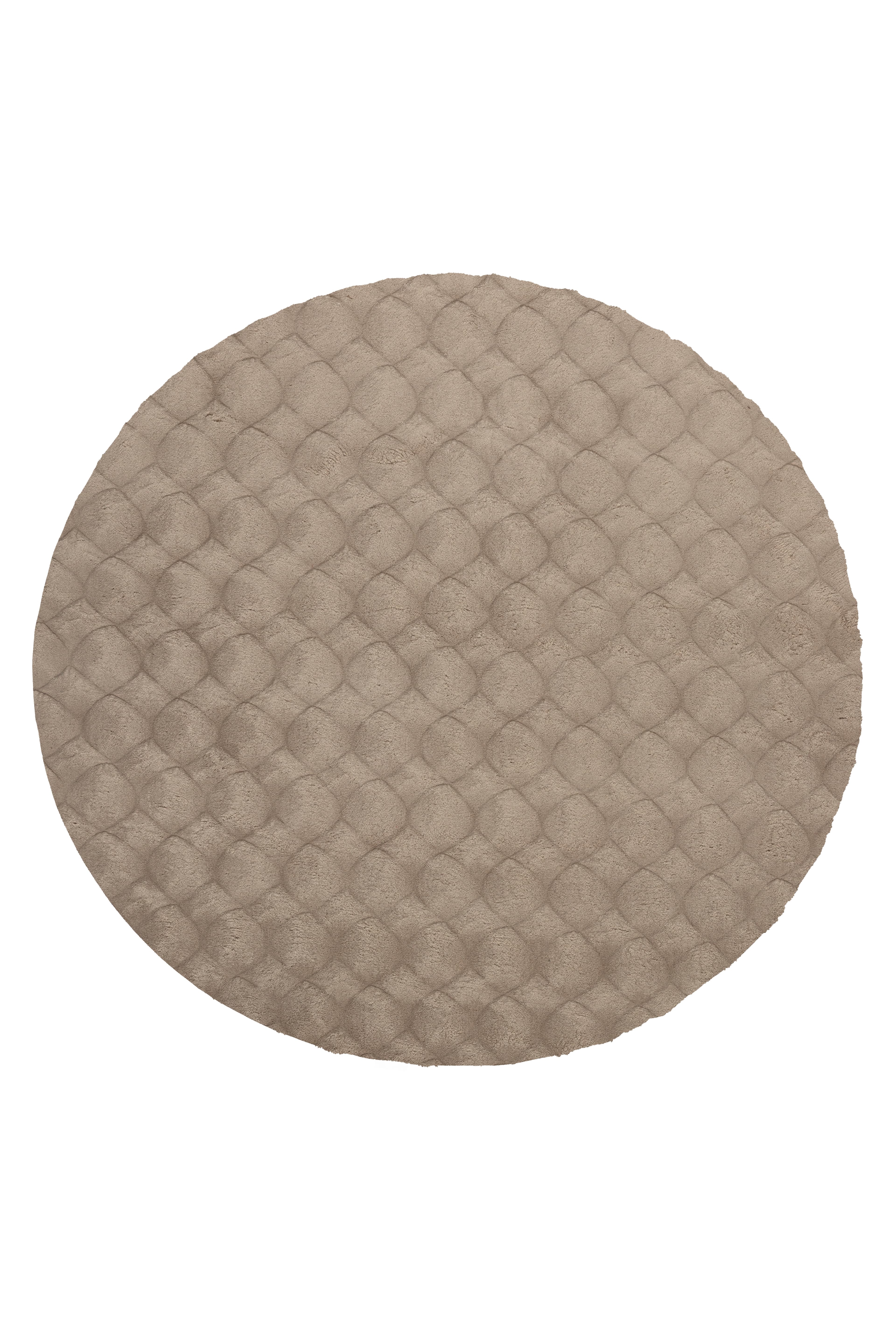 Kusový koberec Diamond Cut 800 Taupe kruh
