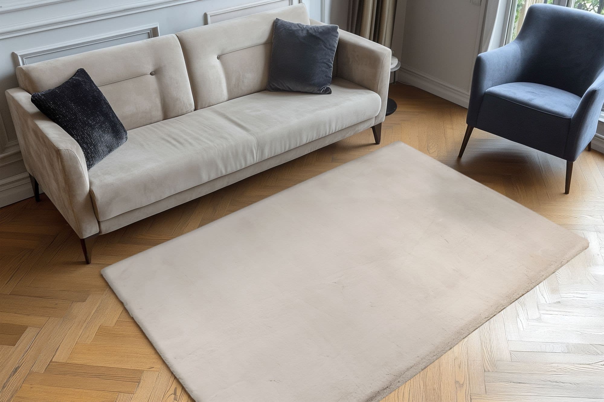Kusový koberec Milestone 600 Taupe 3