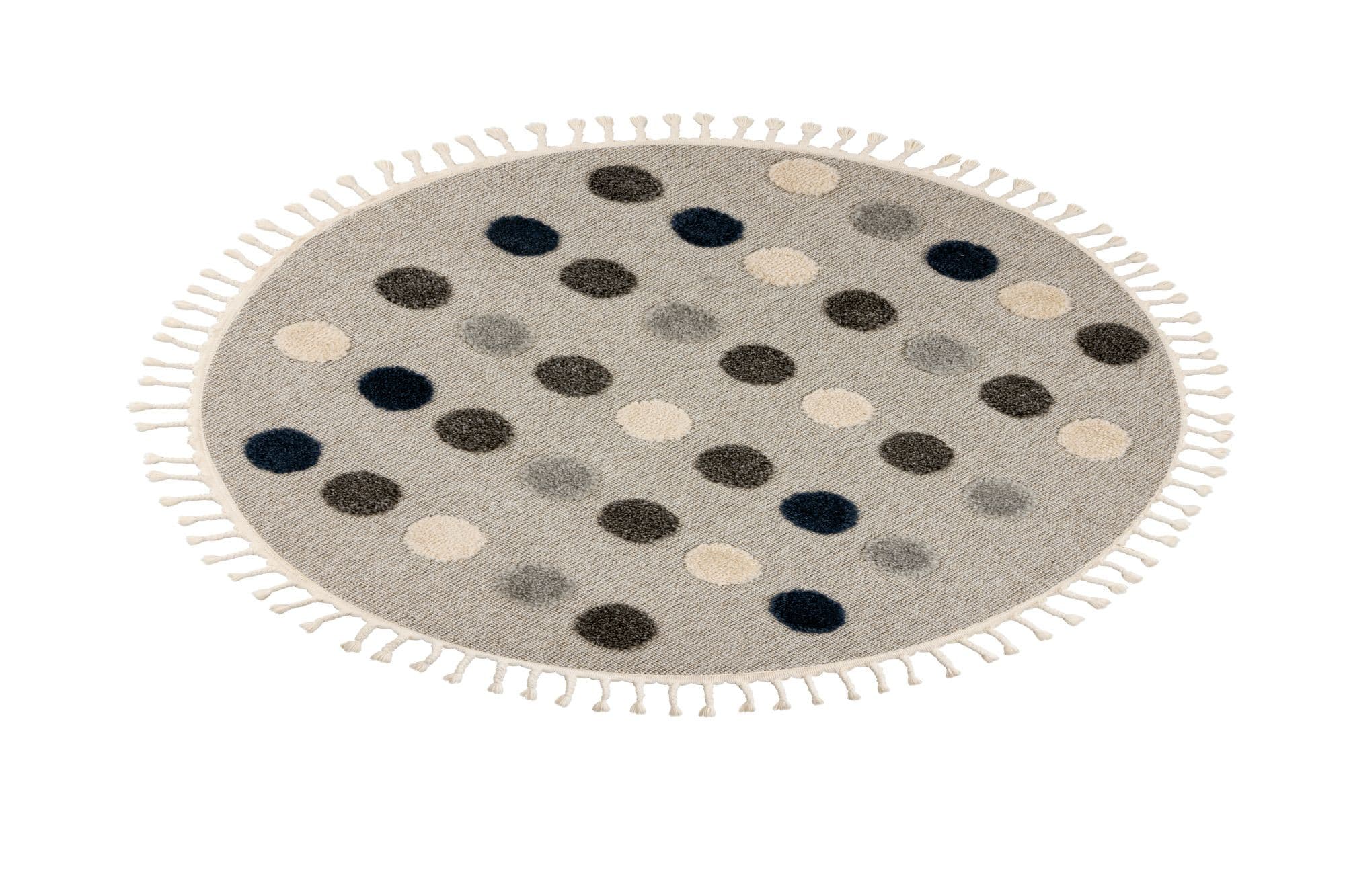 Dětský kusový koberec My Fano 394 Dots kruh 2