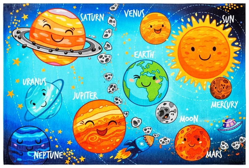 Dětský kusový koberec Torino kids 230 Solar System