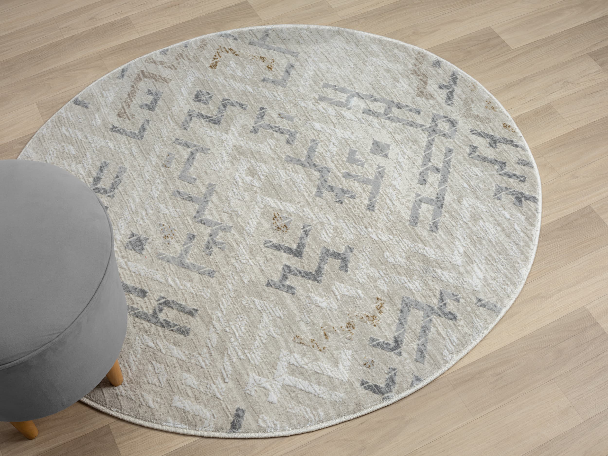 Kusový koberec My Type CA60006 creme kruh 3