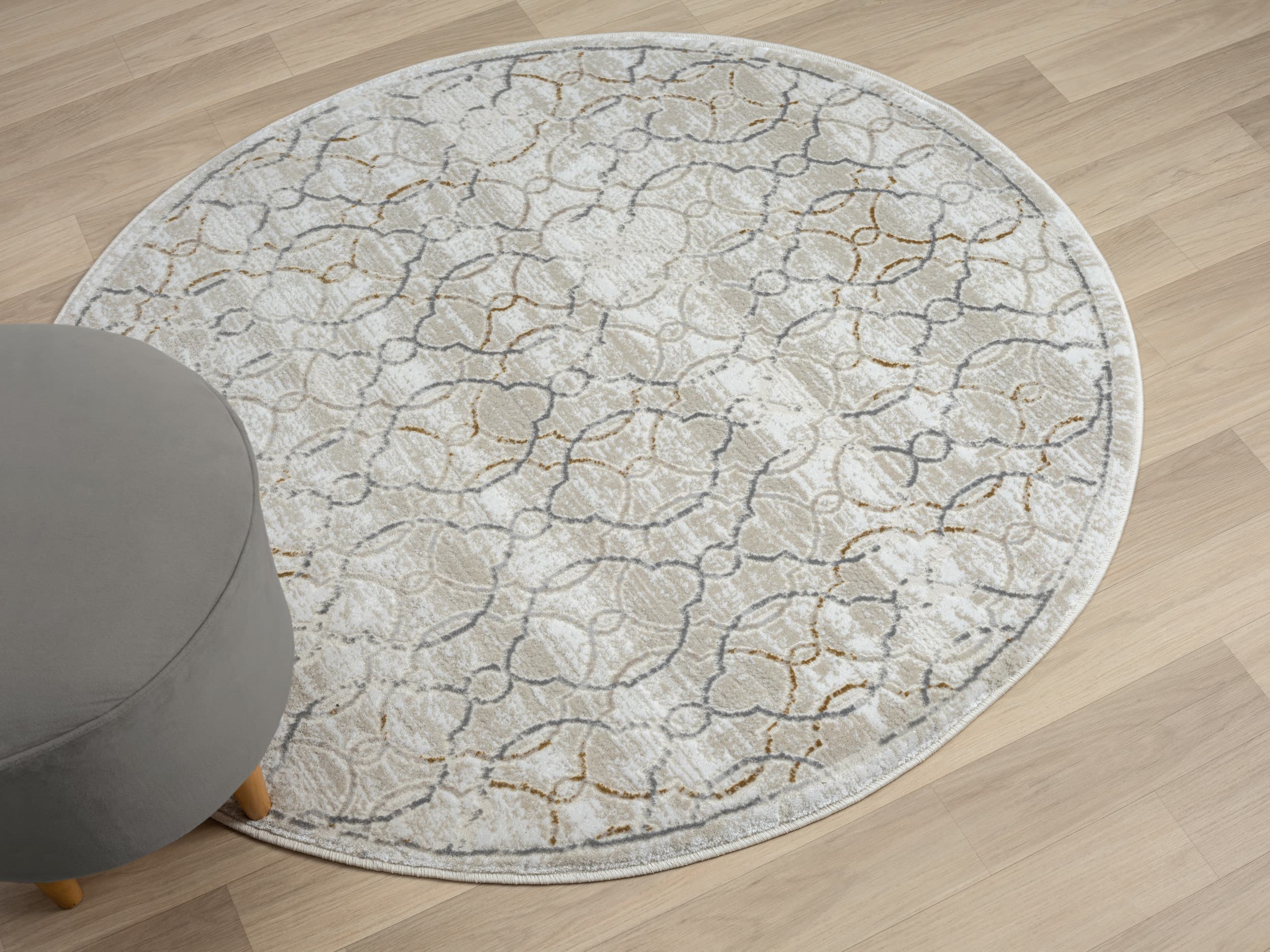 Kusový koberec My Floor CA60034 creme kruh 3