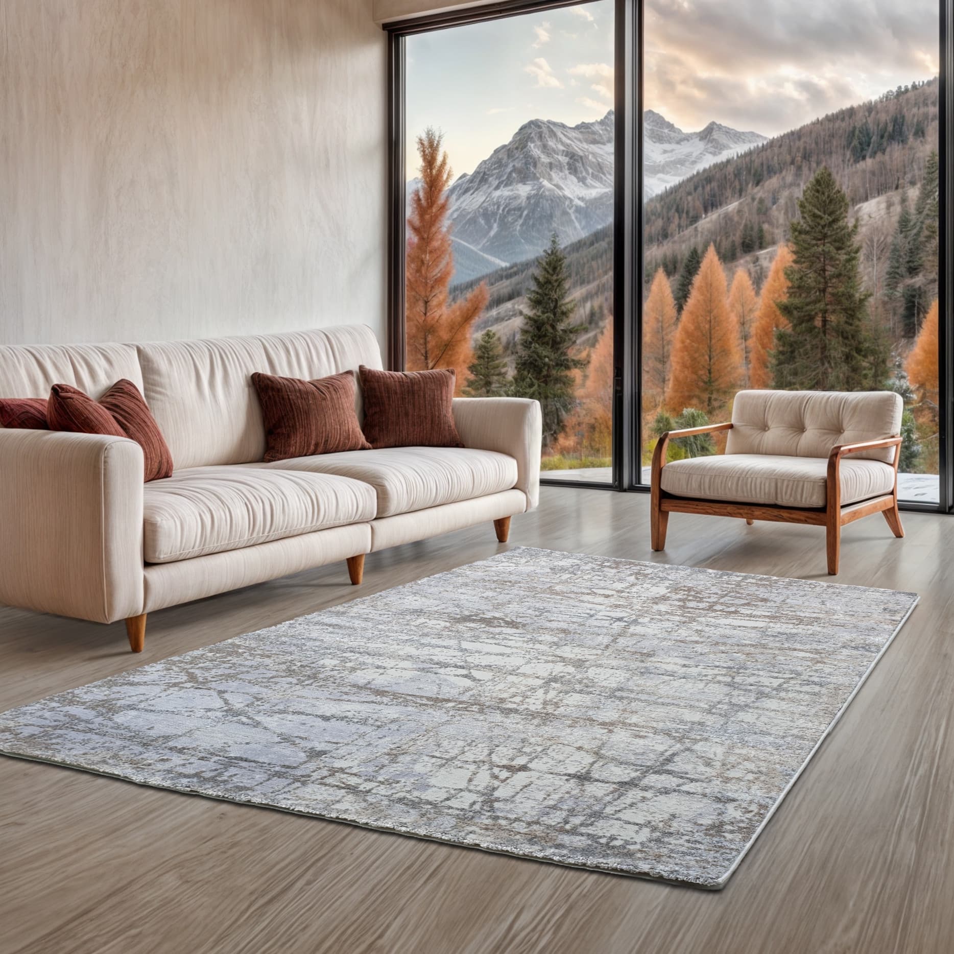 Kusový koberec Bellavista 280-25 beige/grey 2