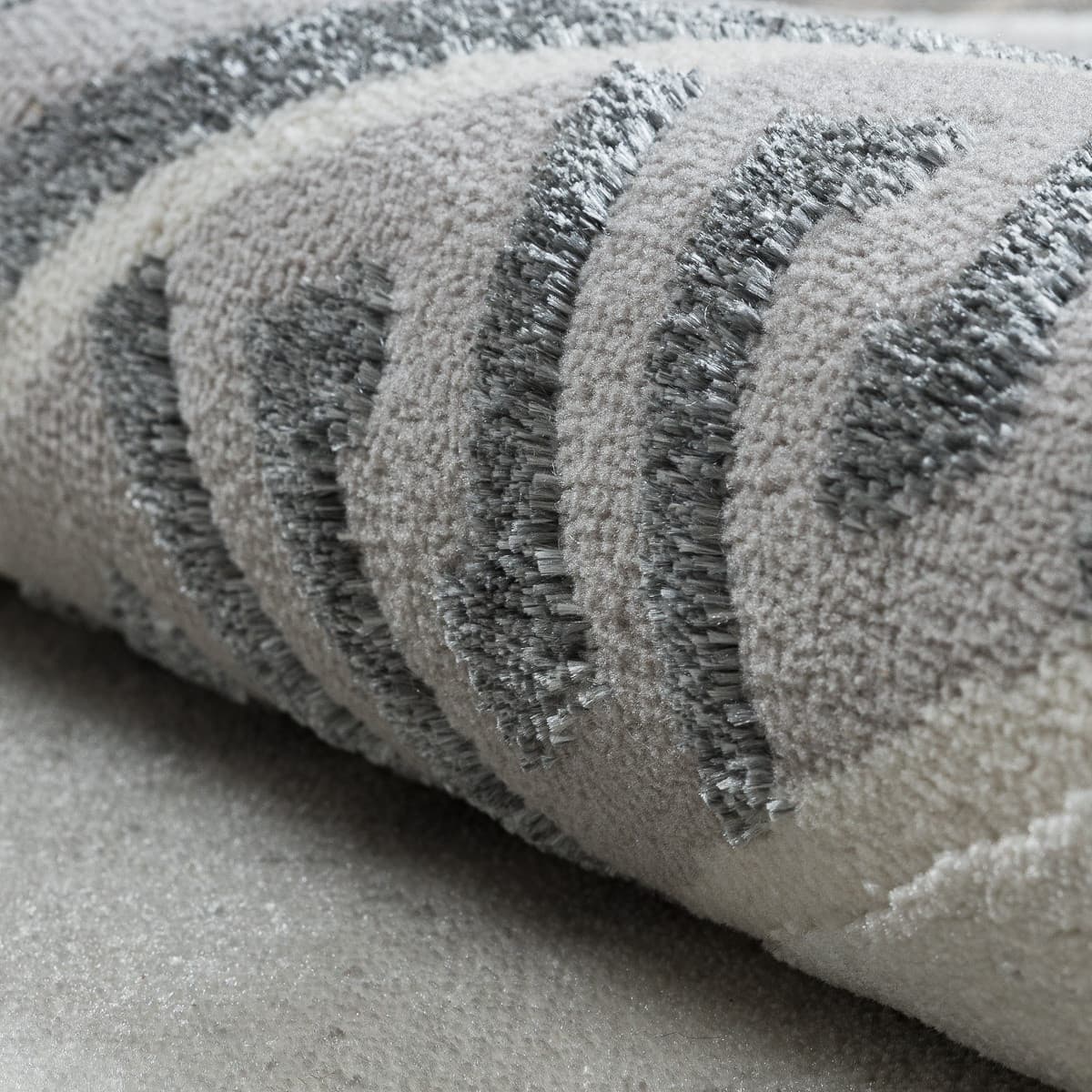 Kusový koberec Allure 1960 white/grey kruh 5