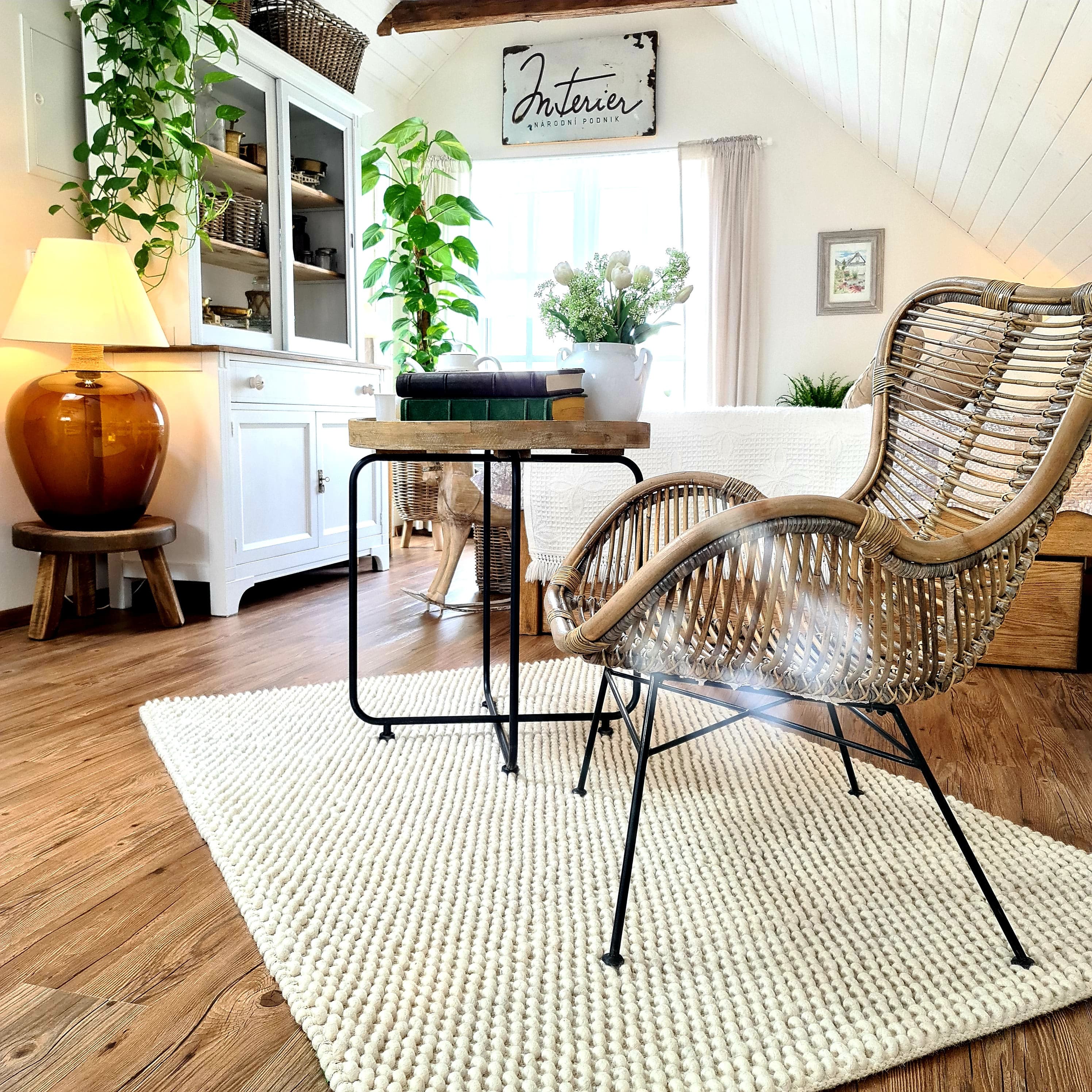 Ručně tkaný kusový koberec Loft 580 Ivory 5