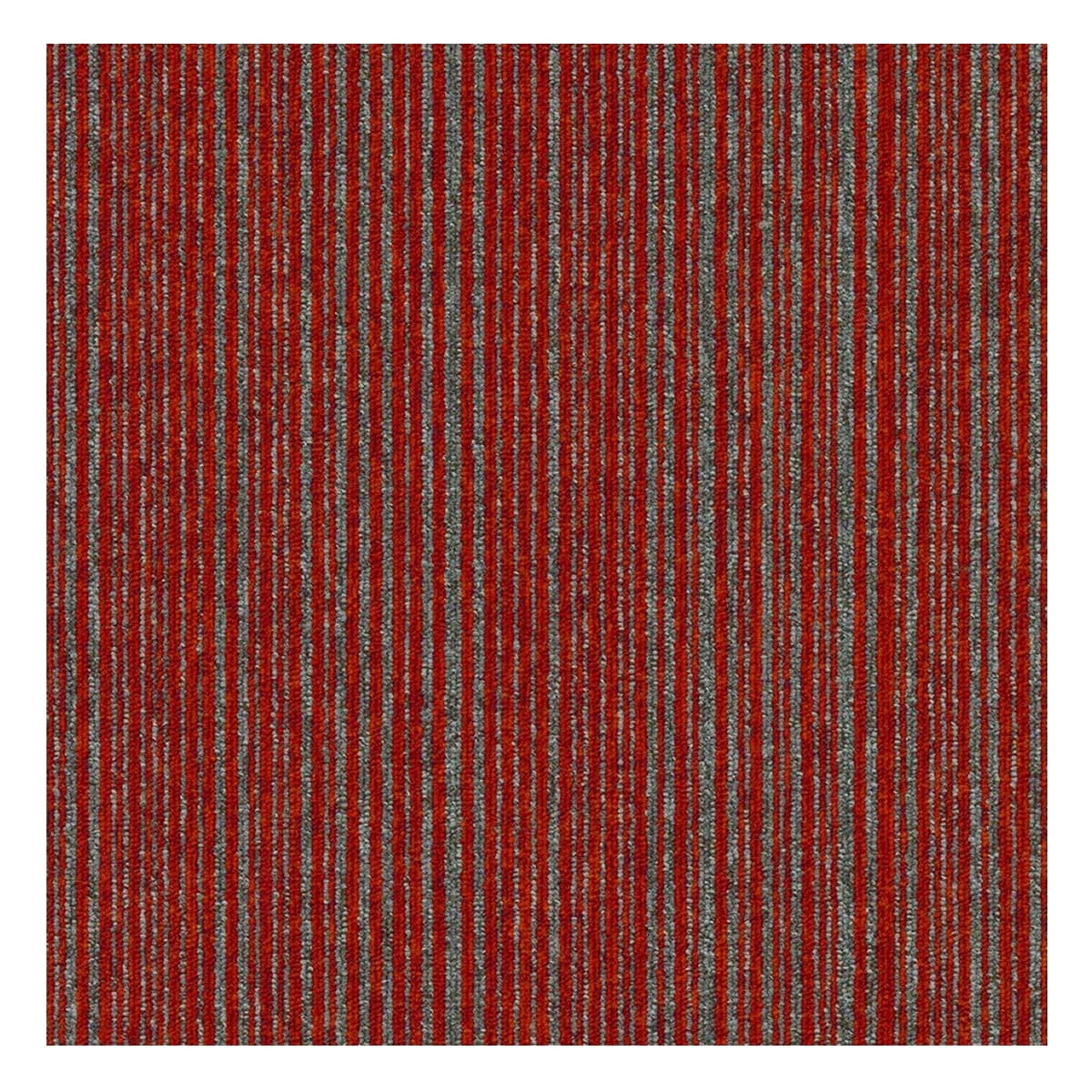 Kobercový čtverec Coral Lines 60380-50 červeno-šedý
