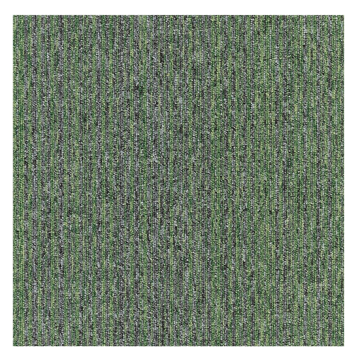 Kobercový čtverec Coral Lines 60376-50 zeleno-šedý