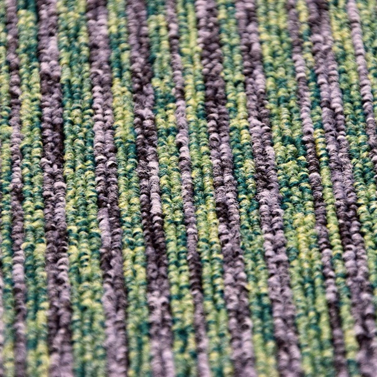 Kobercový čtverec Coral Lines 60376-50 zeleno-šedý 3