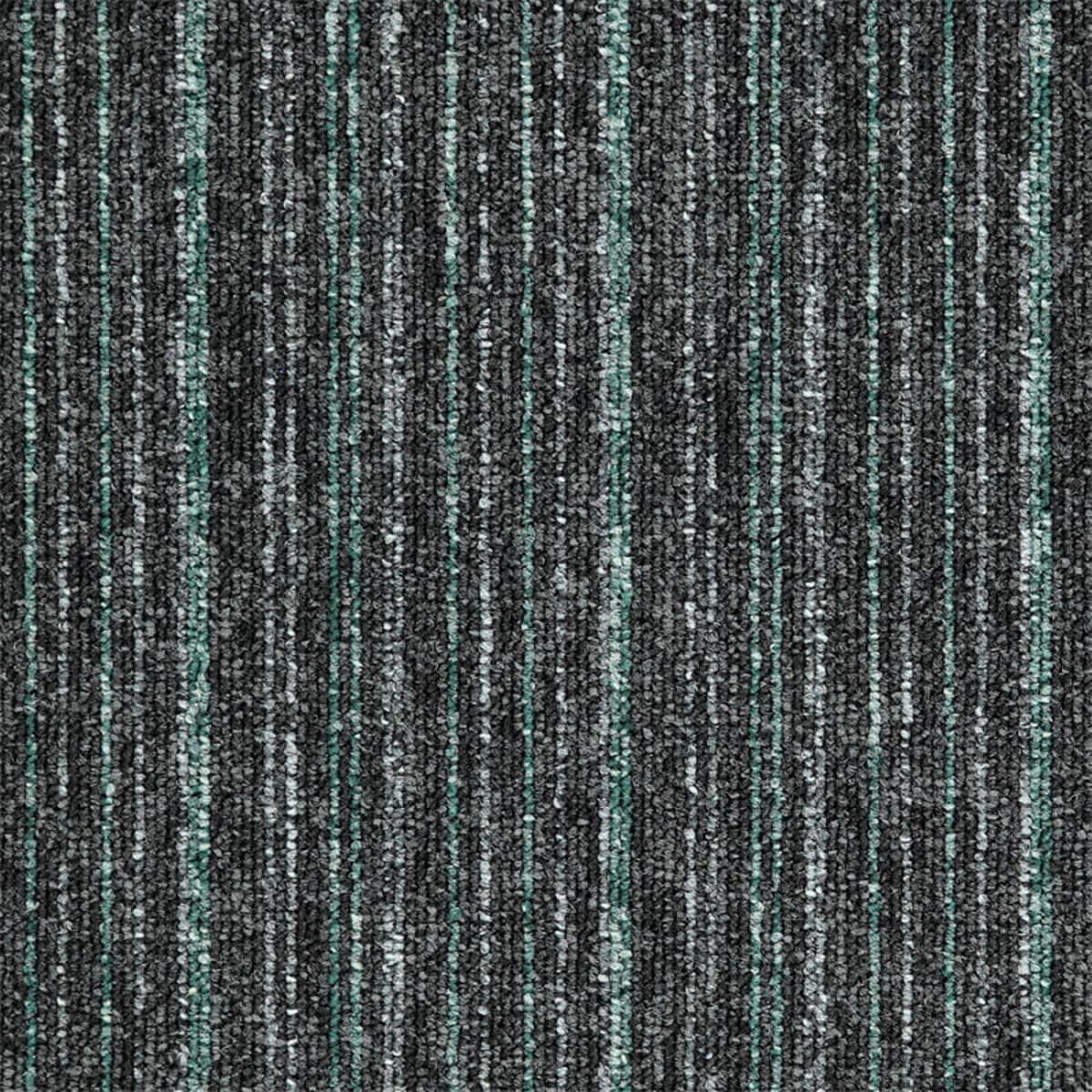Kobercový čtverec Sonar Lines 4577 zelenočerný 4