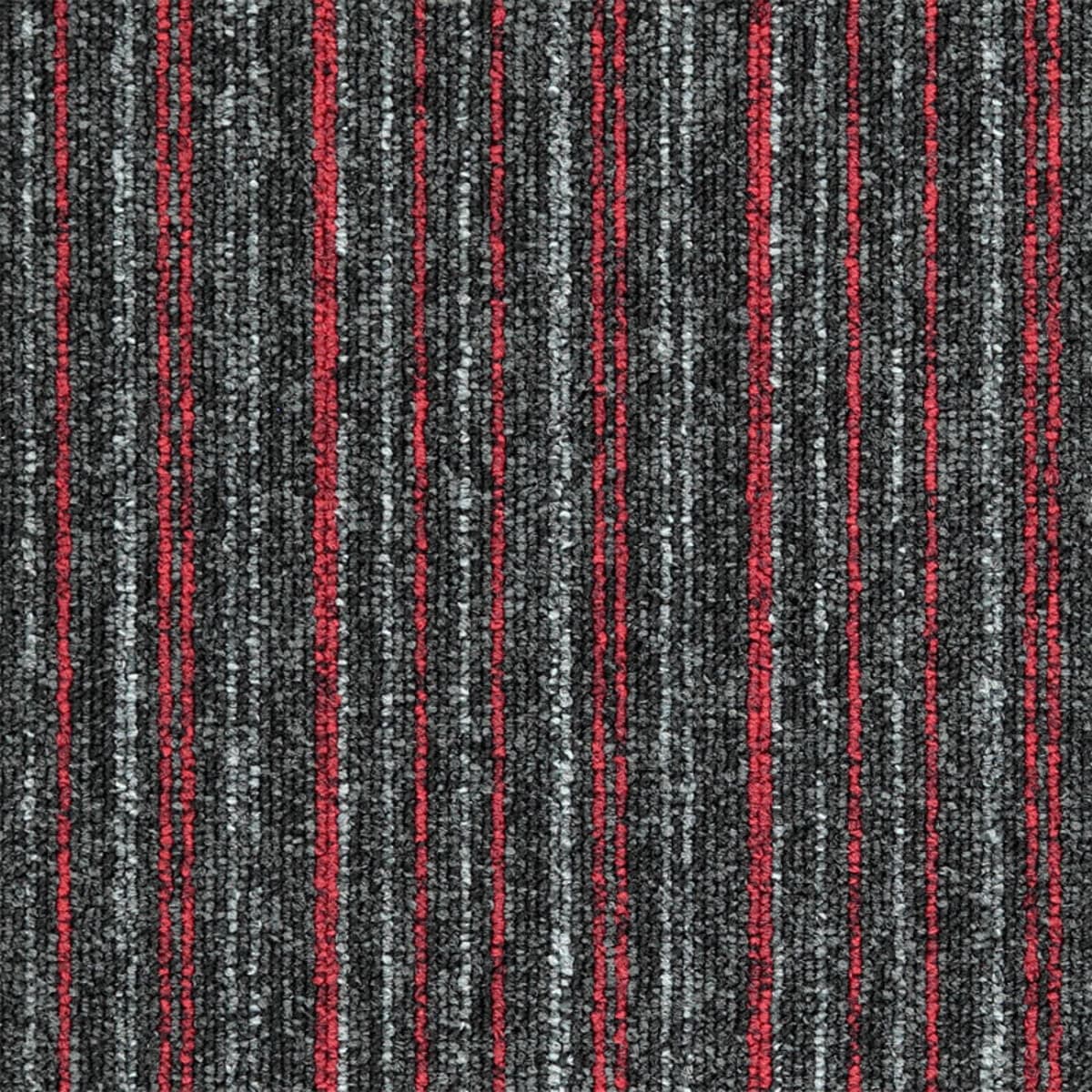 Kobercový čtverec Sonar Lines 4520 červenočerný 3