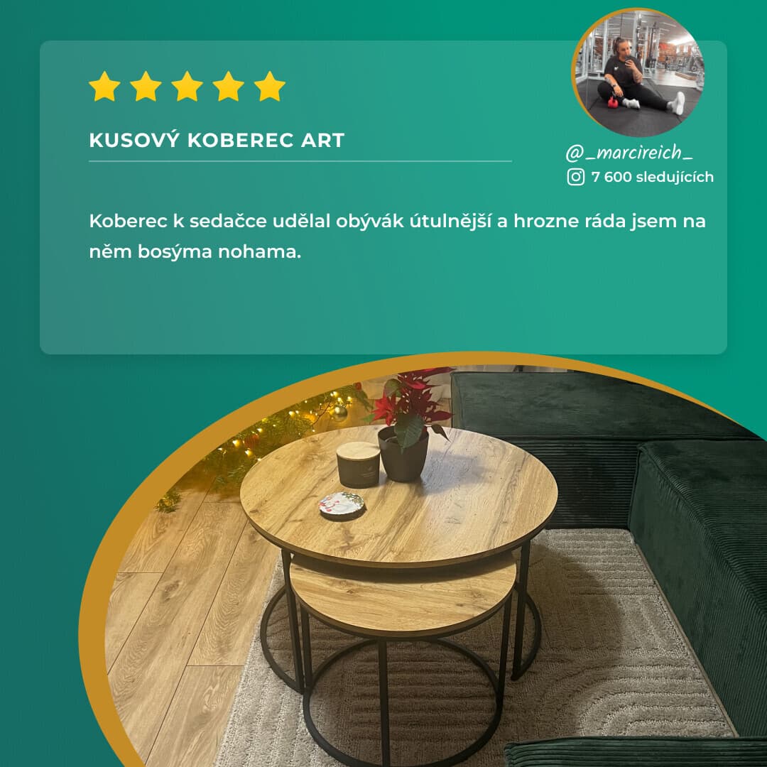Kusový koberec Art 1121 Green 7