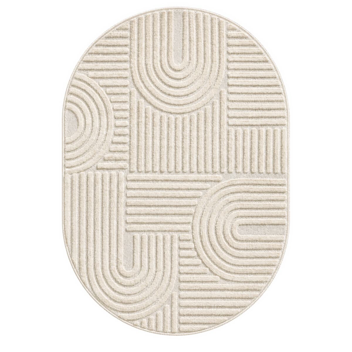 Kusový koberec Art 1121 Cream ovál