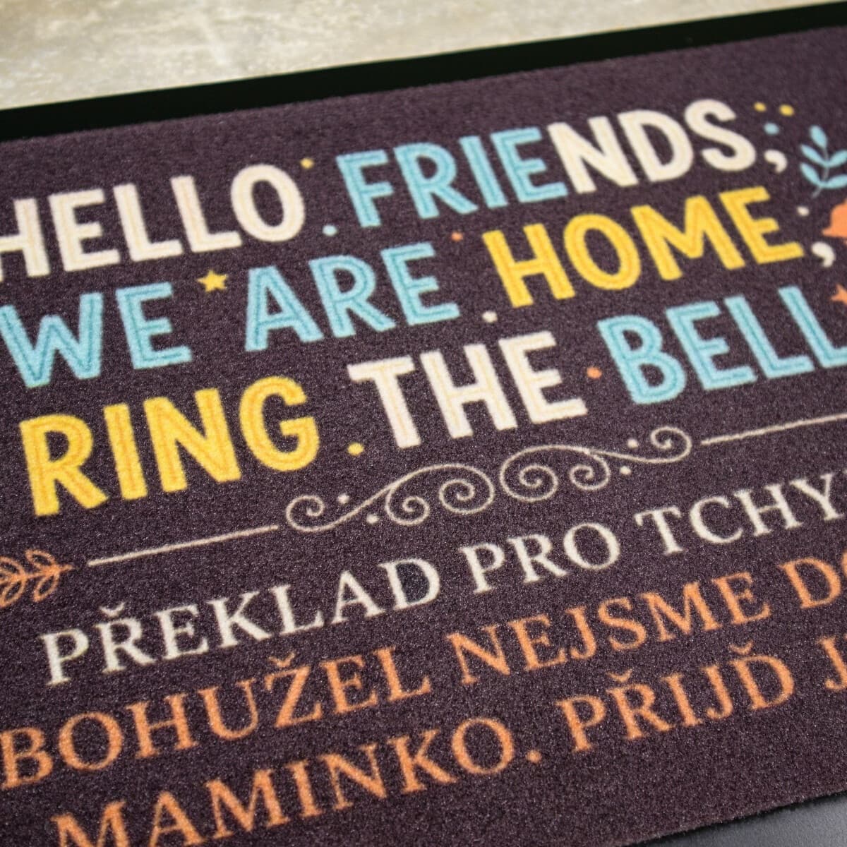 Rohožka Hello Friends - na ven i na doma 4