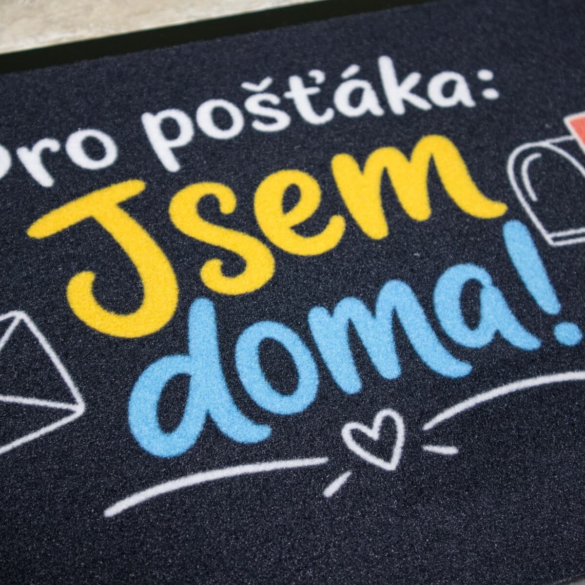 Rohožka Pro pošťáka jsem doma - na ven i na doma 4
