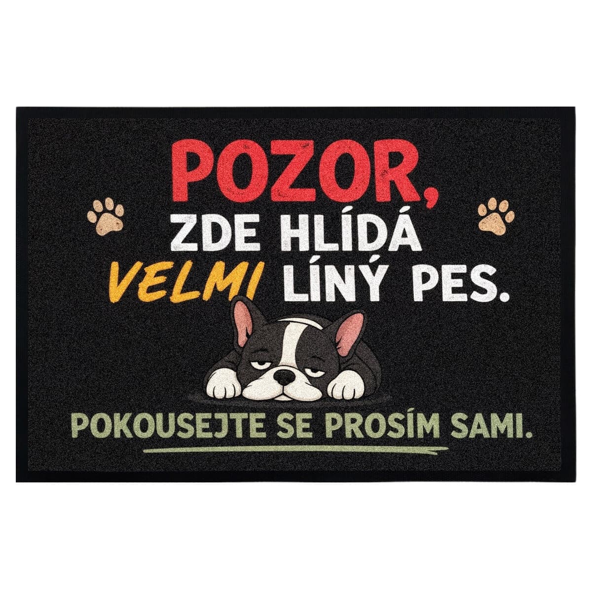 Rohožka Líný pes - na ven i na doma