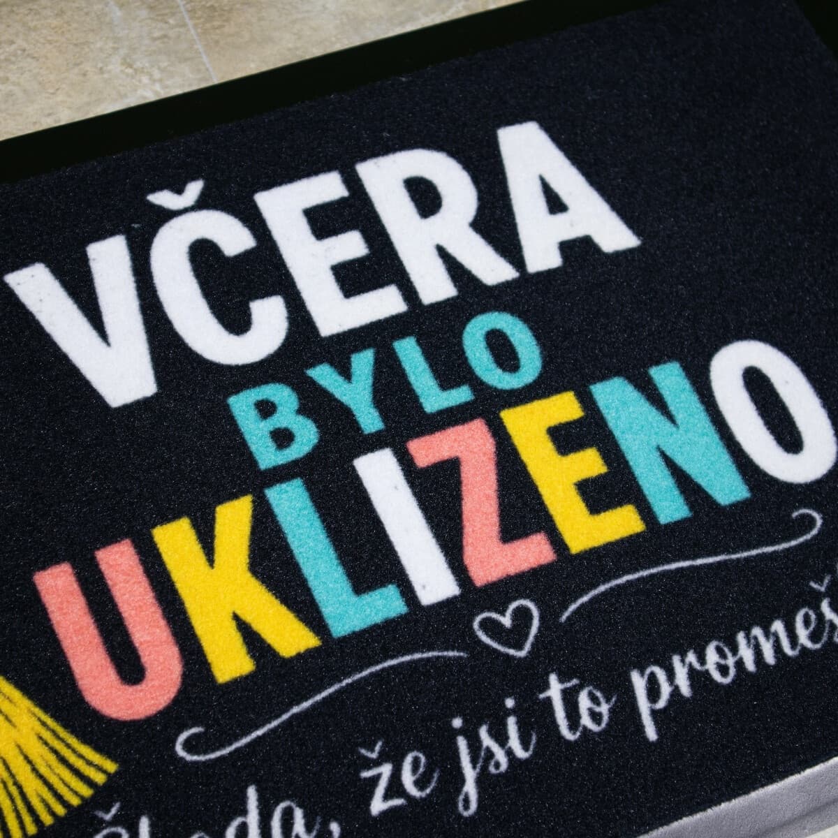 Rohožka Včera bylo uklizeno (škoda žes to promeškal) - na ven i na doma 4