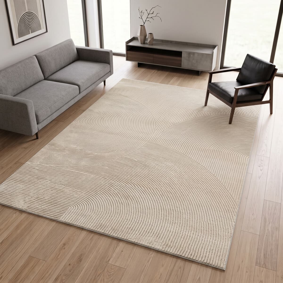 Kusový koberec Zafiro 25 Beige 2