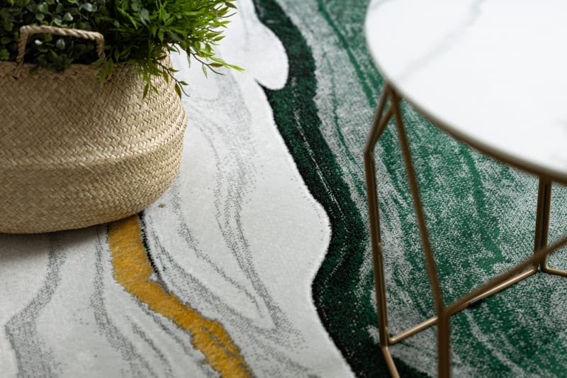 👣🛡️ Kusový koberec Emerald 1017 green and gold protiskluzová úprava 6
