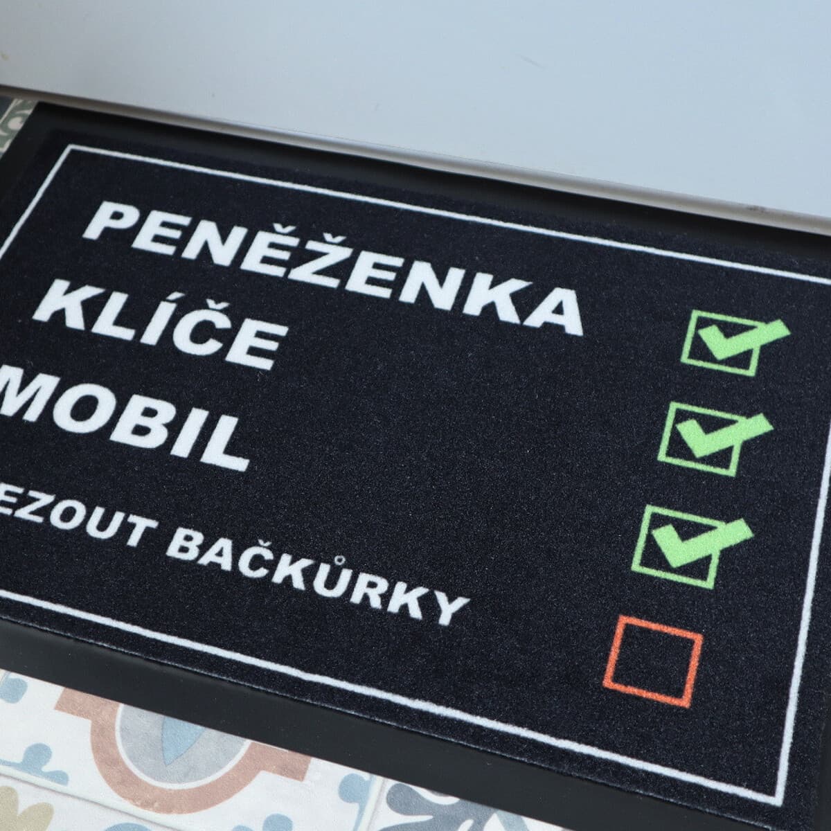 Rohožka Checklist - na ven i na doma 2