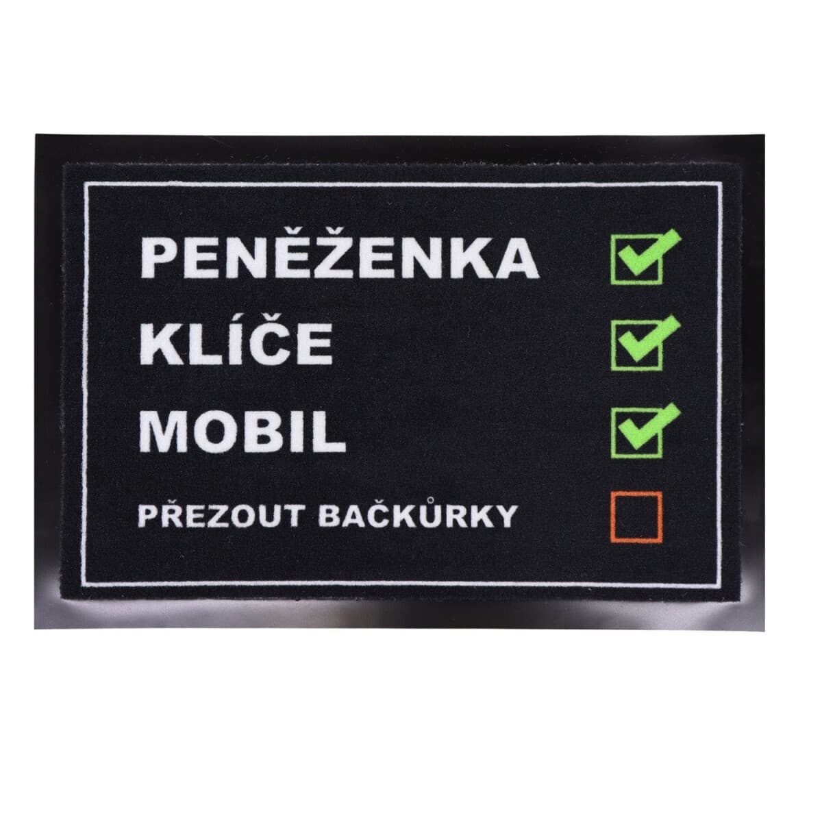 Rohožka Checklist - na ven i na doma