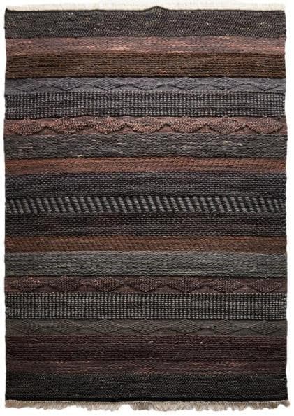 ???️ Ručně vázaný kusový koberec Black Melange DE 2006 Multi Colour aplikovaná impregnace protiskluzová ú