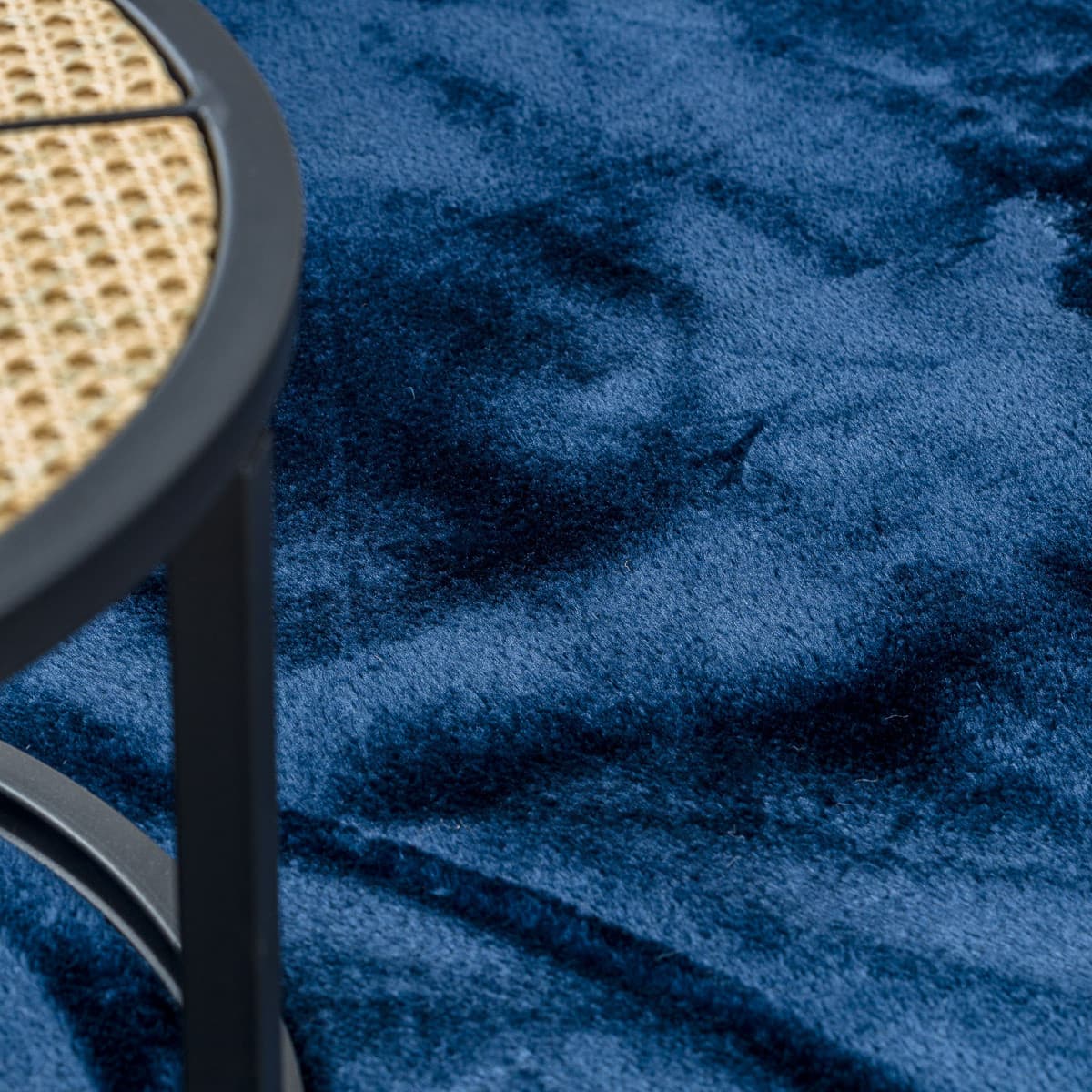 Kusový koberec Visco Rabbit Dark blue 10 kruh 9