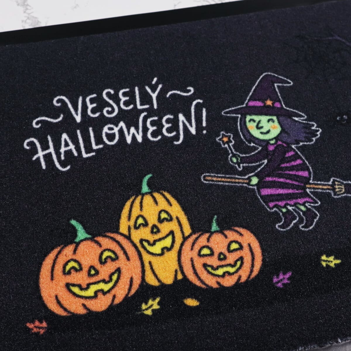 Rohožka Veselý Halloween s čarodějkou 3