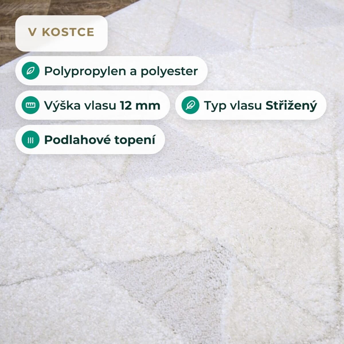 Kusový koberec Aurora 11 White 7