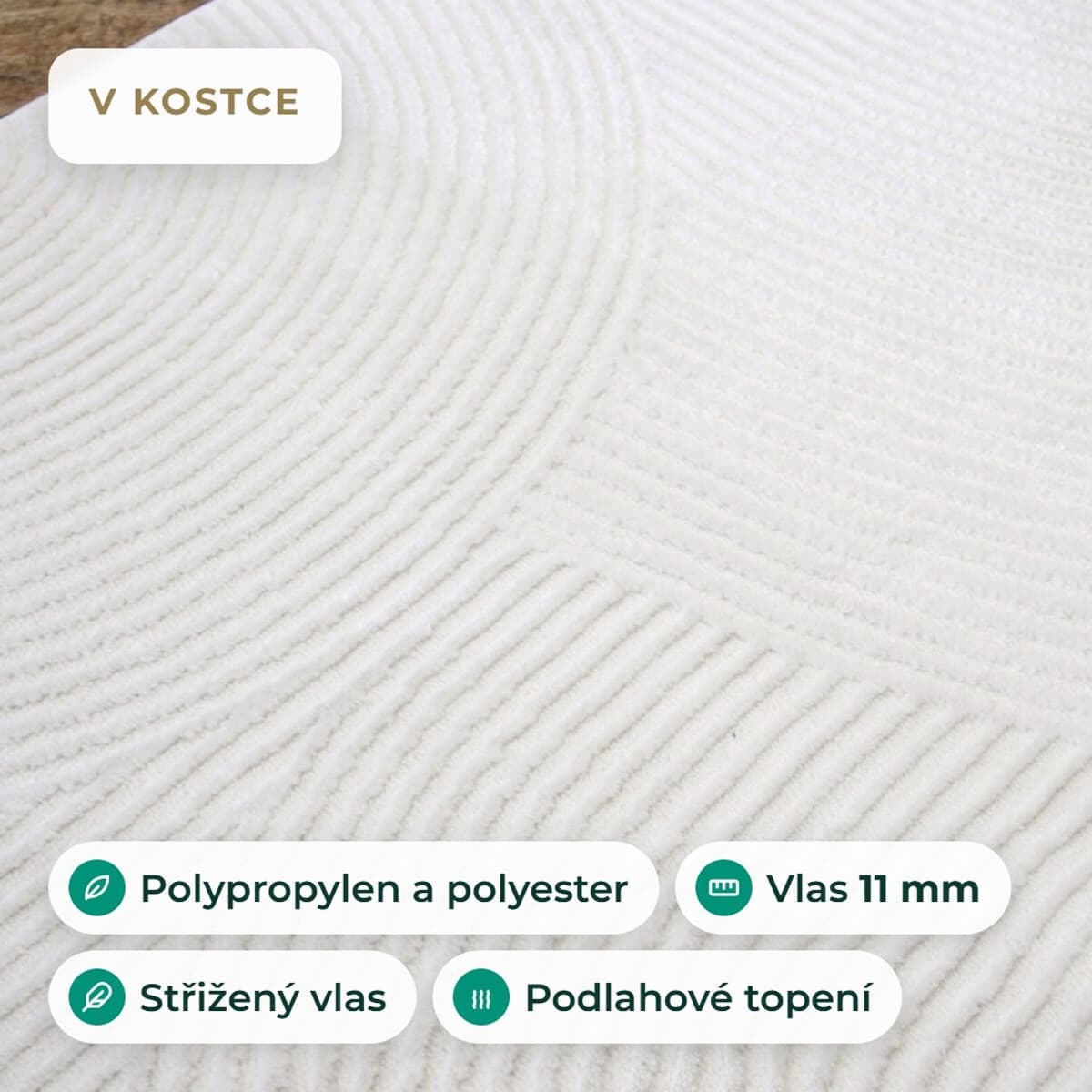 Kusový koberec Zafiro 25 Cream 7