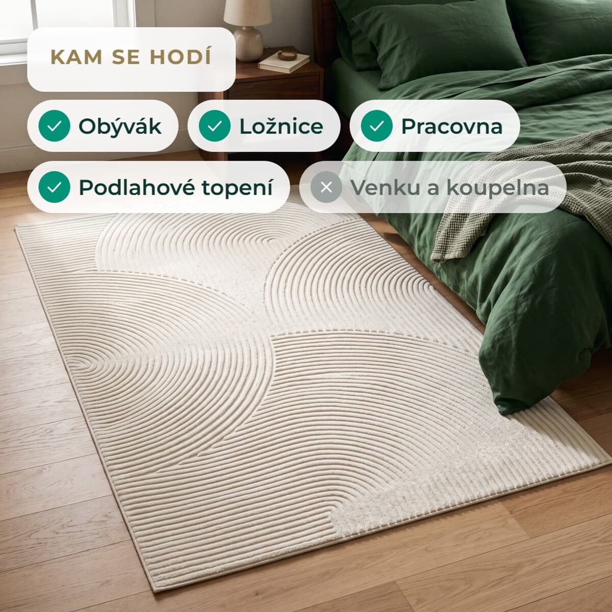 Kusový koberec Zafiro 25 Cream 9