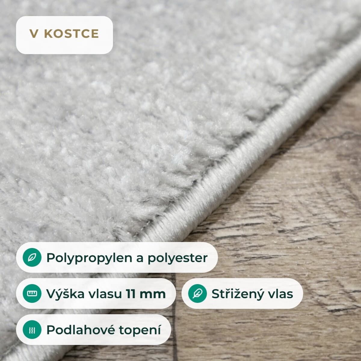 Kusový koberec Zafiro 25 Grey 9