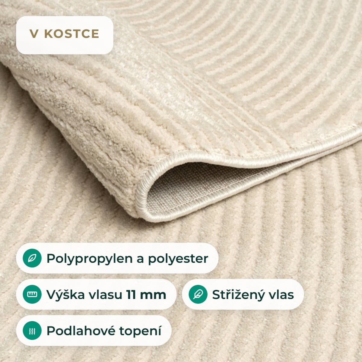 Kusový koberec Zafiro 25 Beige 8