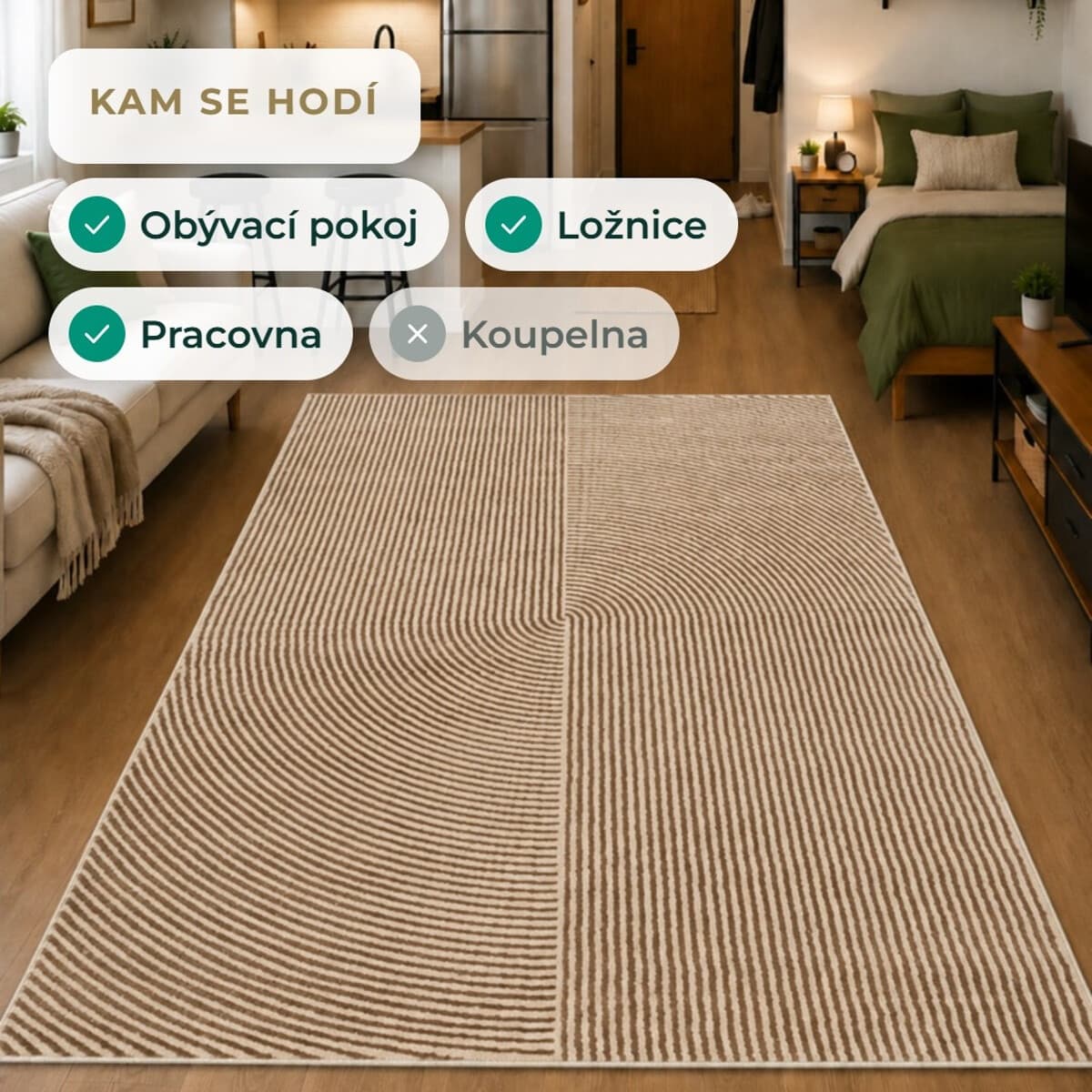 Kusový koberec Zafiro 19 Gold 9