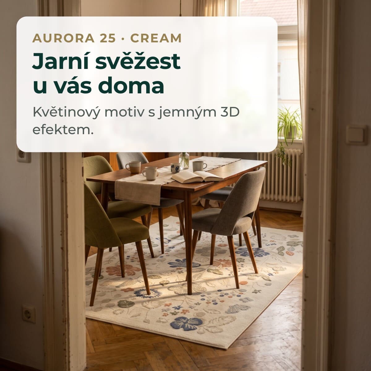 Kusový koberec Aurora 25 Cream 8