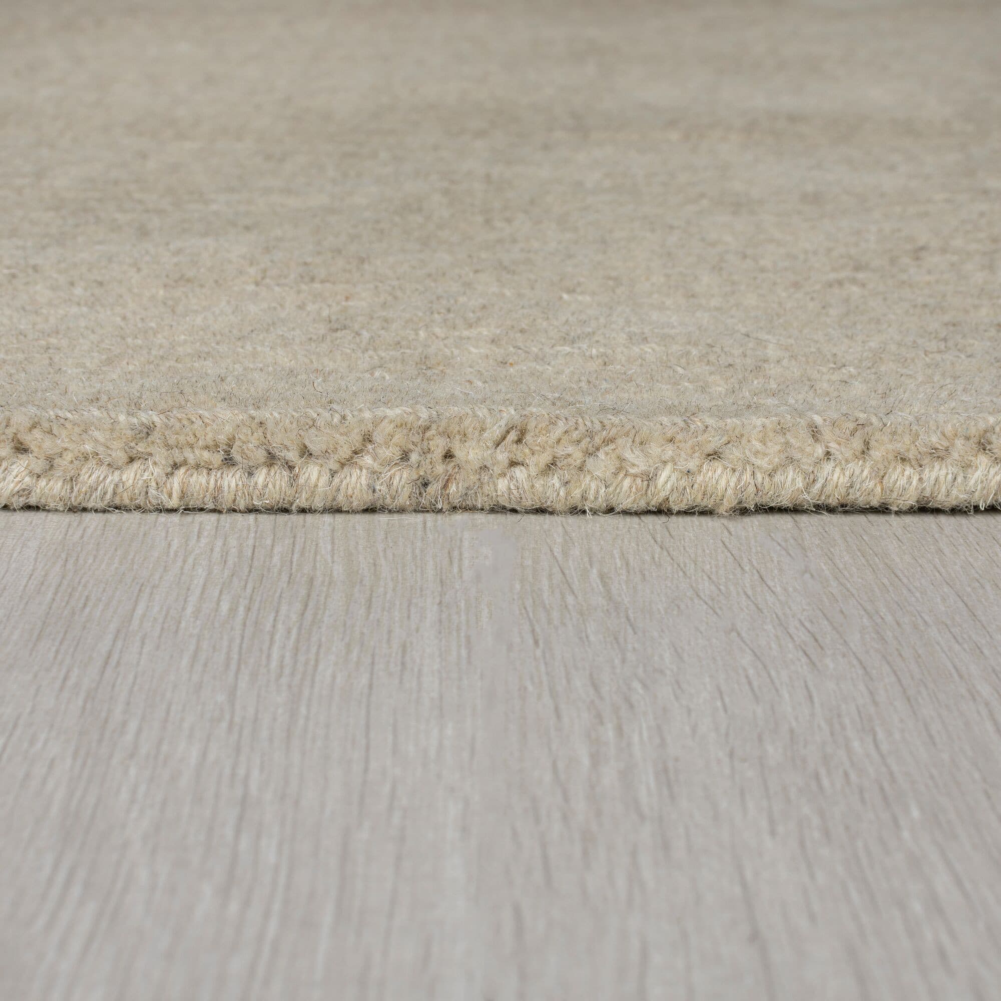 Kusový ručně tkaný koberec Tuscany Textured Wool Border Natural 5
