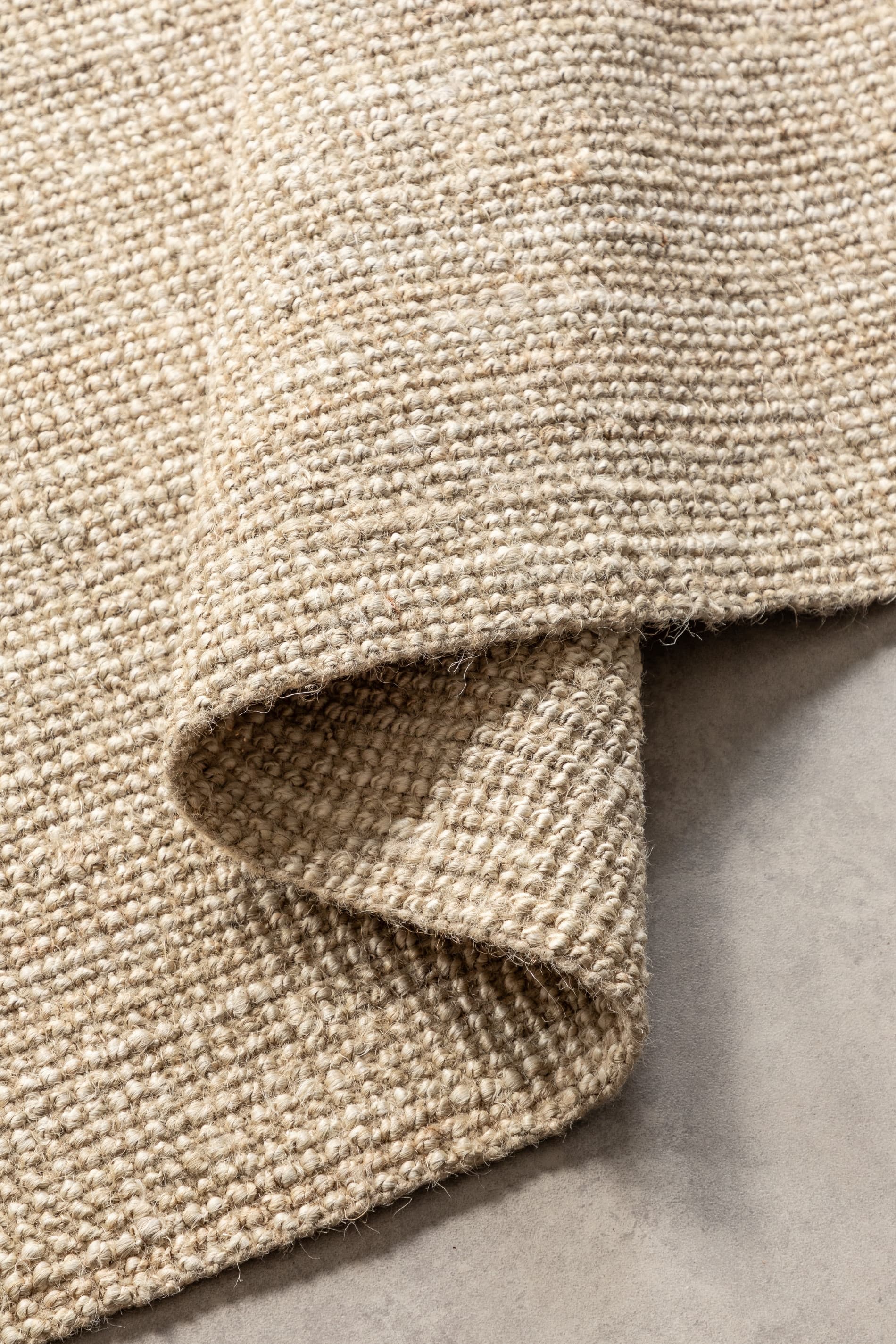 Běhoun Bouclé Jute 105973 Ivory White 7