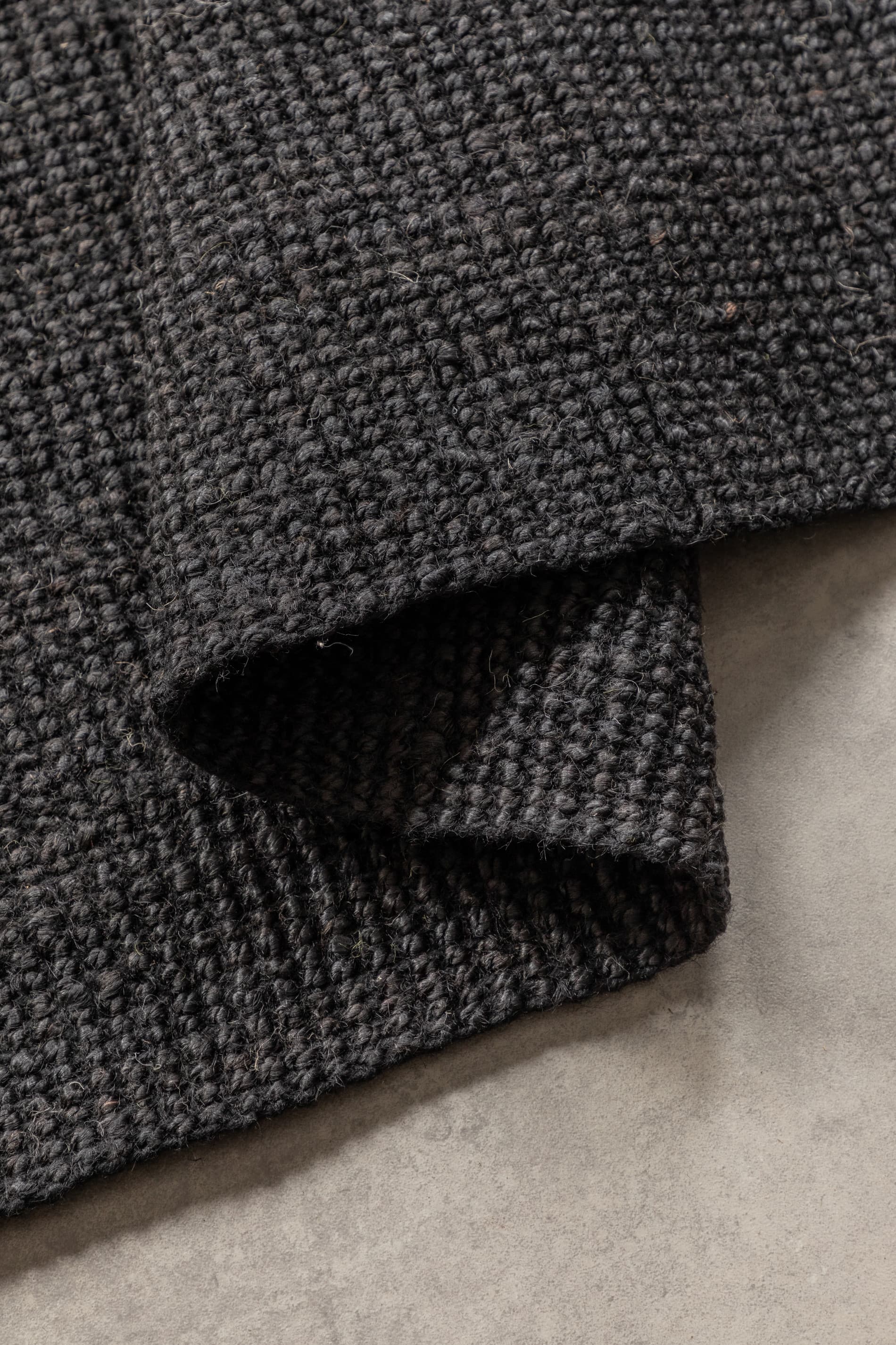 Běhoun Bouclé Jute 105976 Black 7