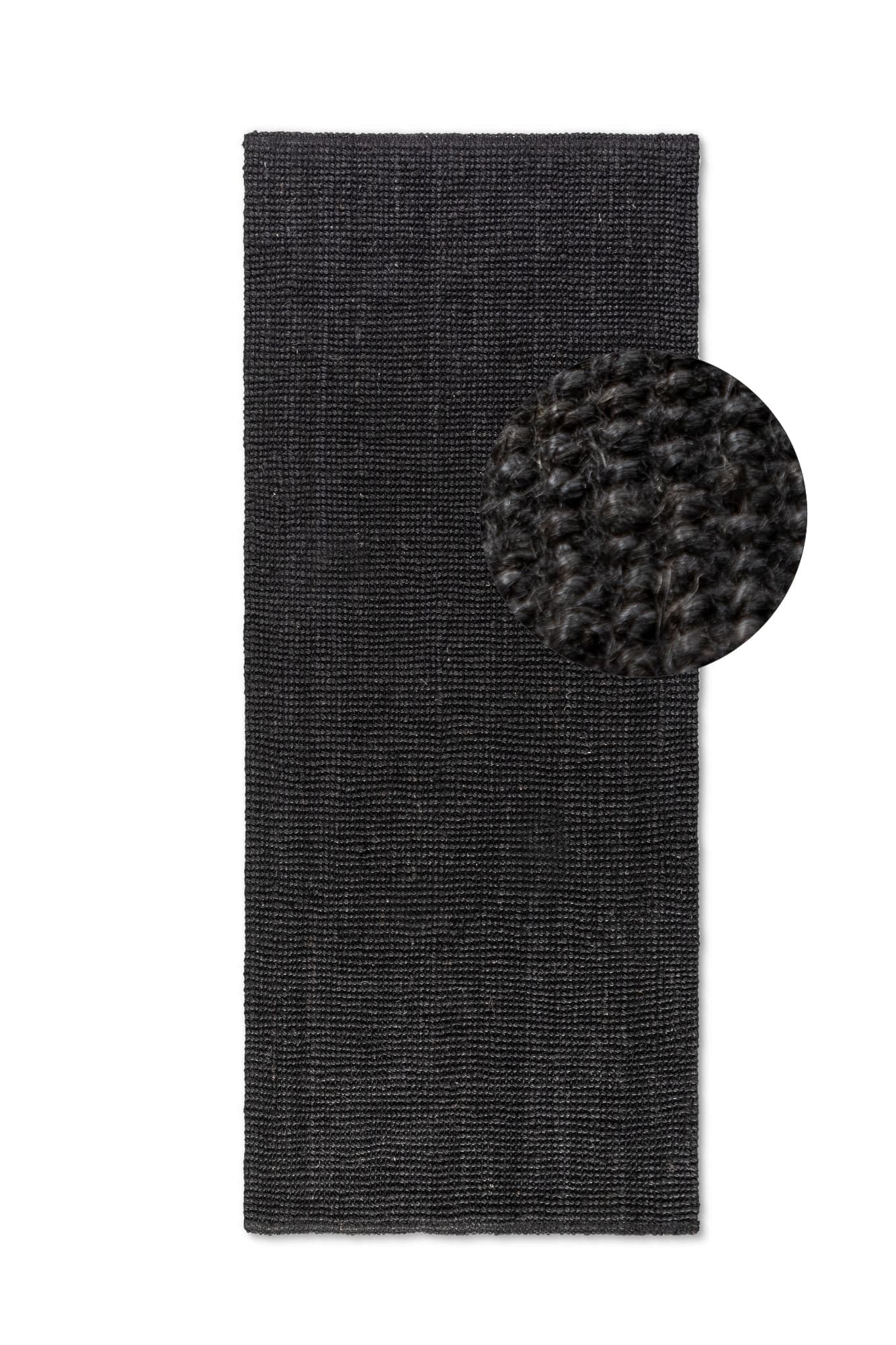 Běhoun Bouclé Jute 105976 Black 3