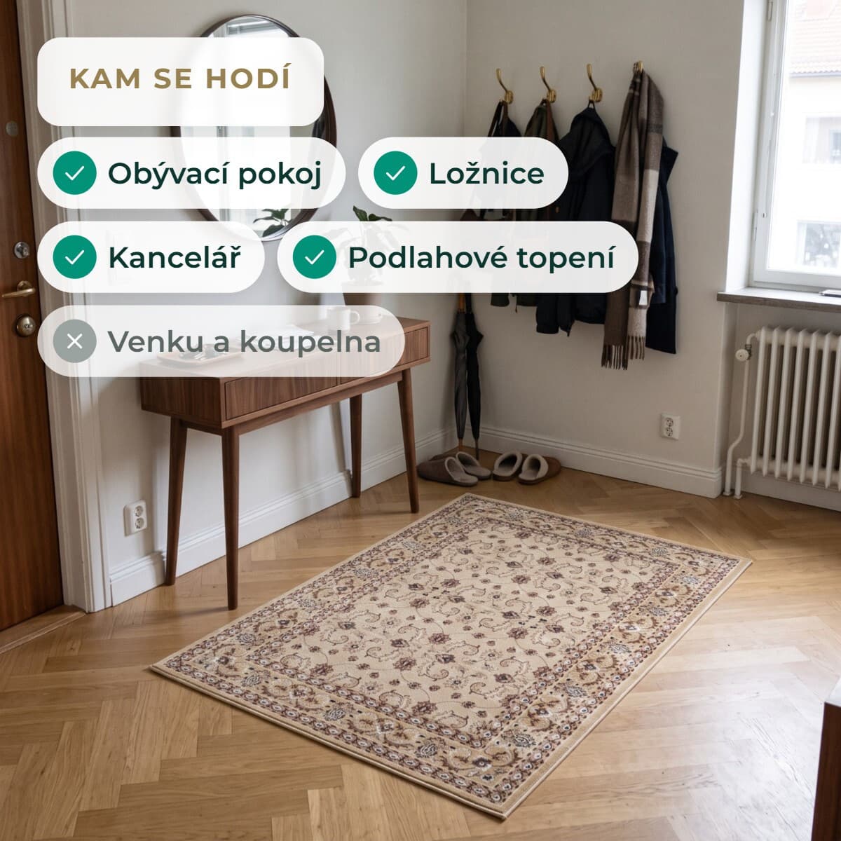 Kusový koberec Sultan 26 Beige 8