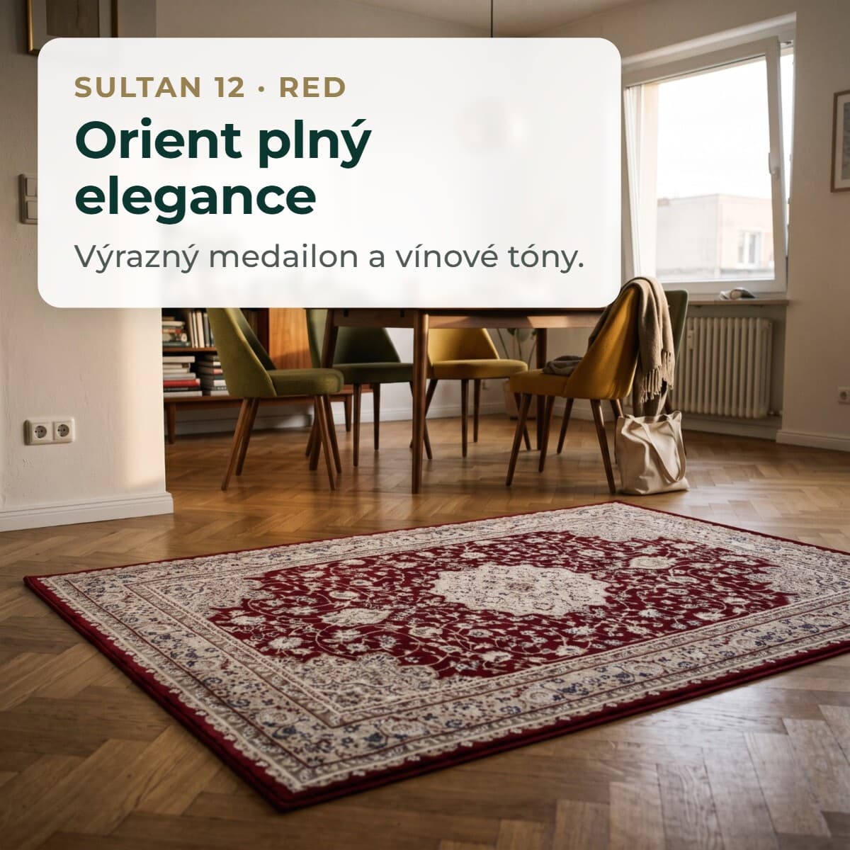 Kusový koberec Sultan 12 Red 7
