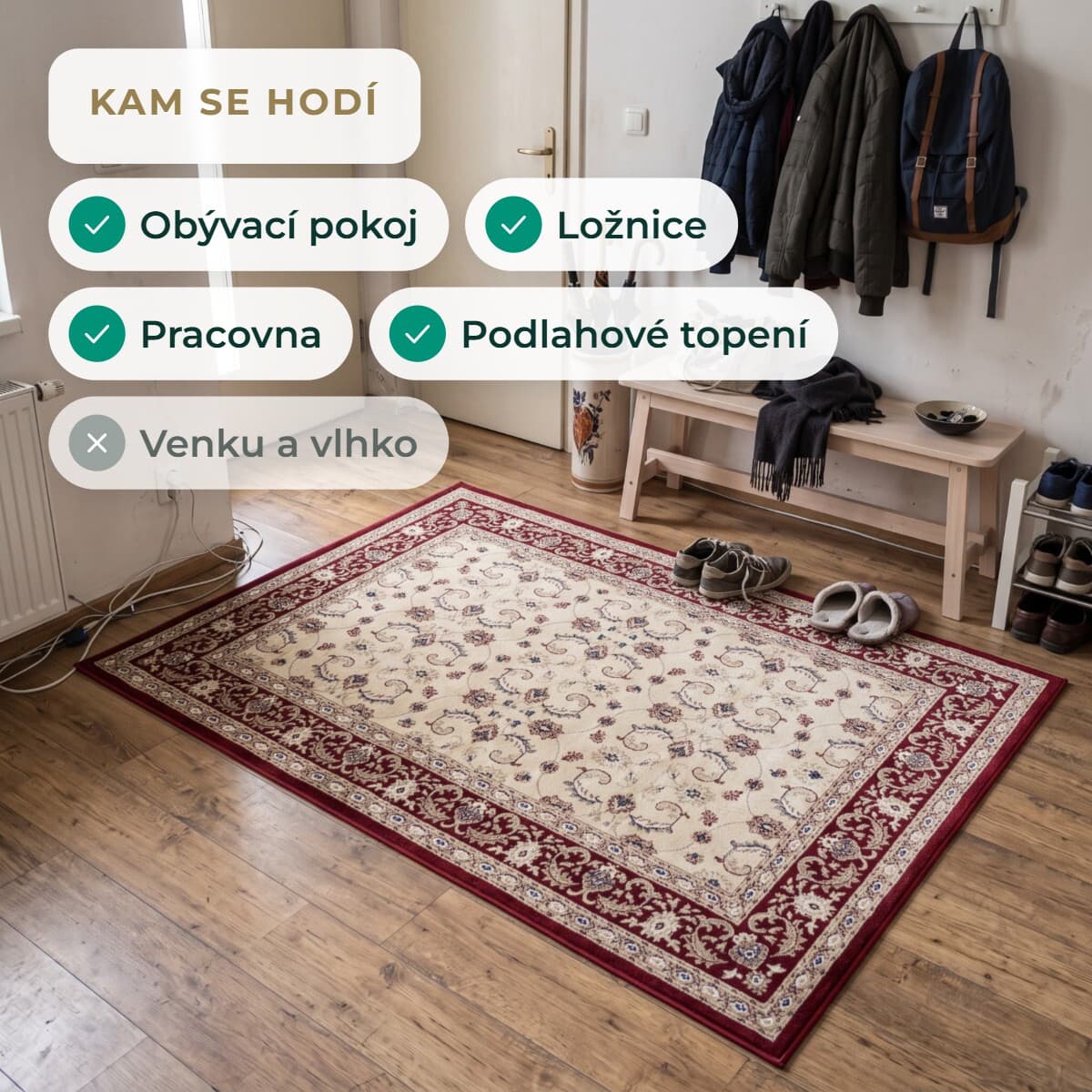 Kusový koberec Sultan 21 Red 10