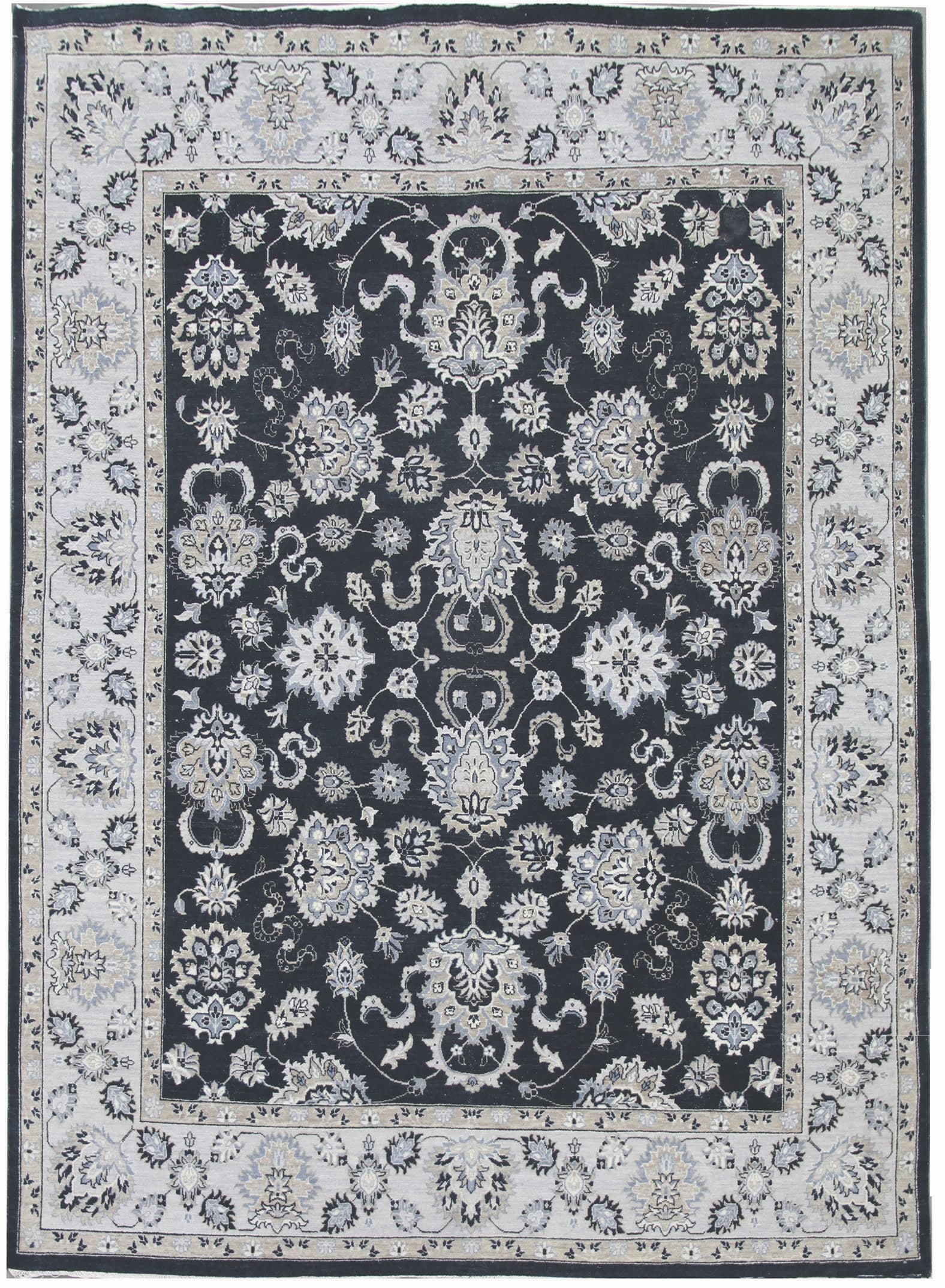 Ručně vázaný kusový koberec Diamond DC-98 JN Black/ivory