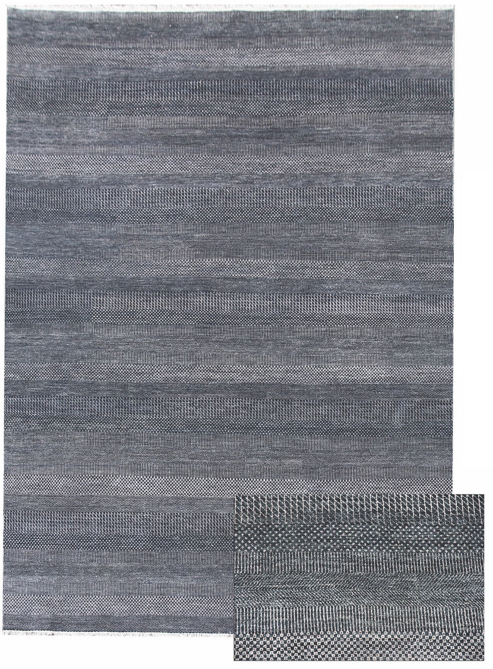 Ručně vázaný kusový koberec Diamond DC-MCN Dark blue/silver