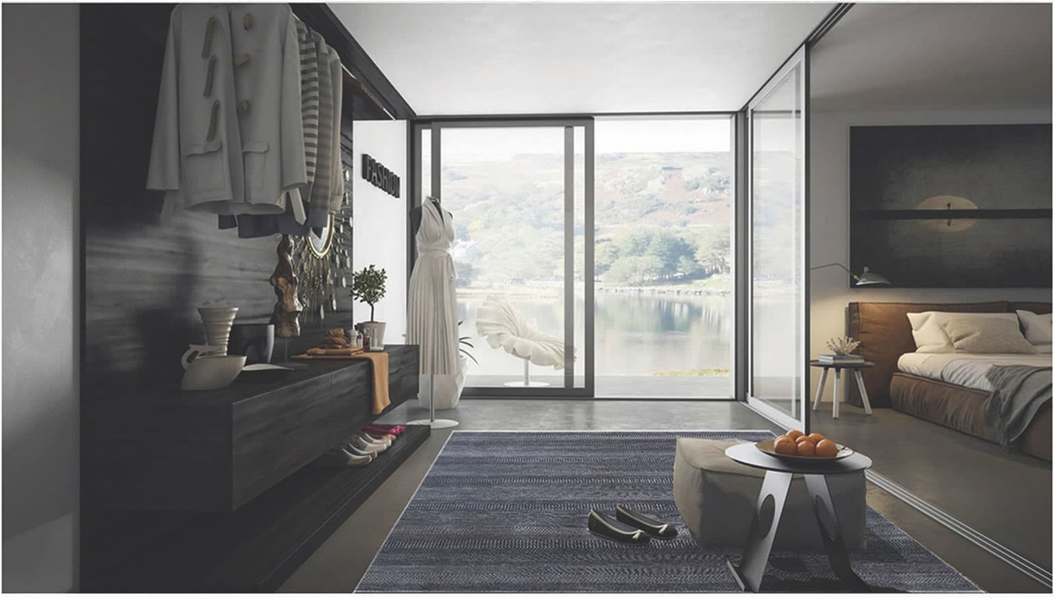 Ručně vázaný kusový koberec Diamond DC-MCN Dark blue/silver 2