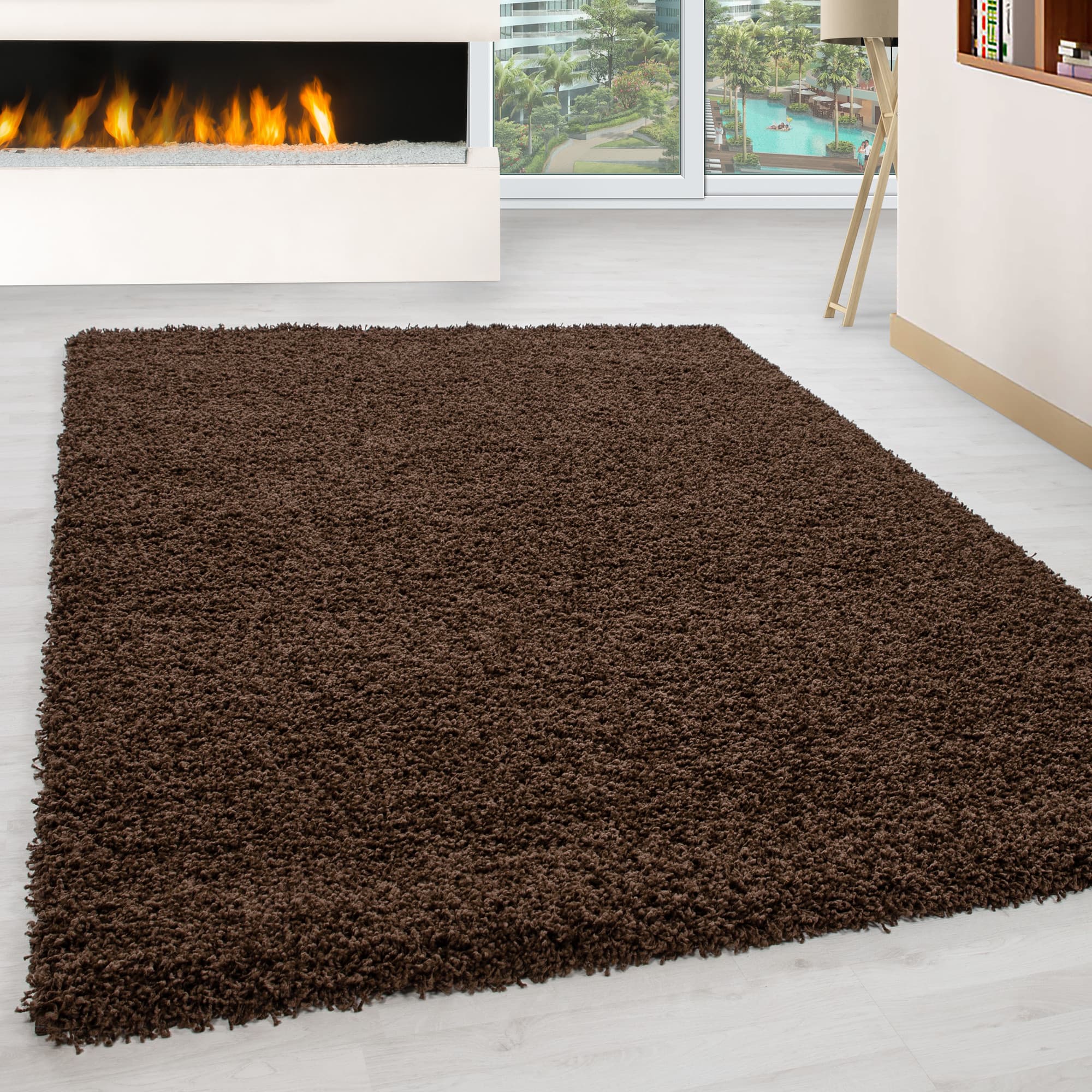 Kusový koberec Life Shaggy 1500 brown 7
