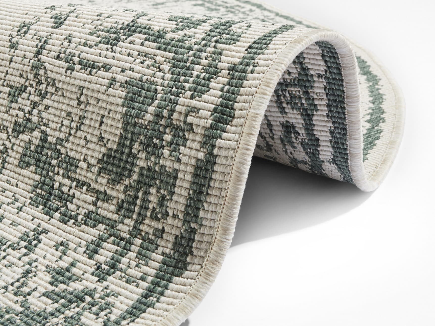 Kusový koberec Twin Supreme 104139 Green/Cream kruh – na ven i na doma 4