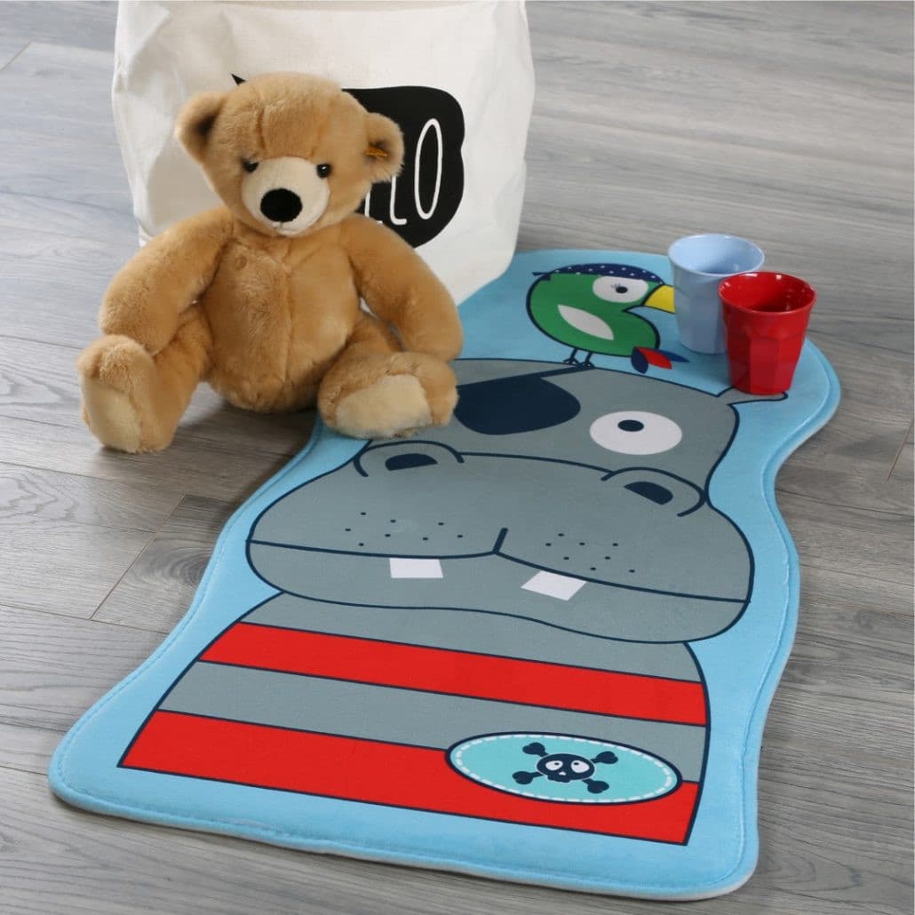 Dětský kusový koberec Mila kids 143 hippo 2