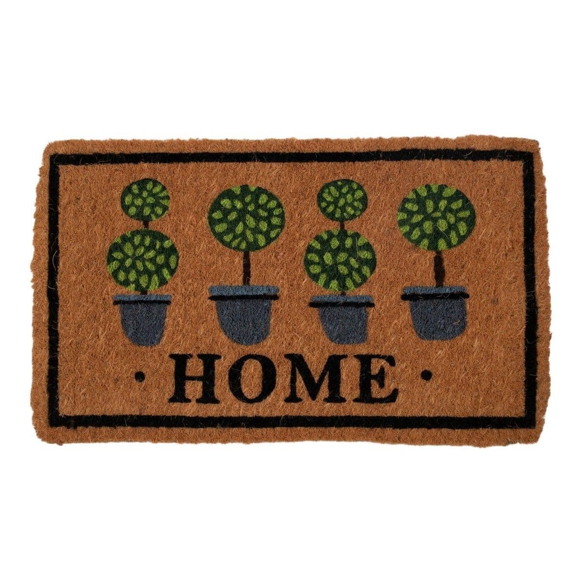Ručně vyrobená rohožka z kokosových vláken Home