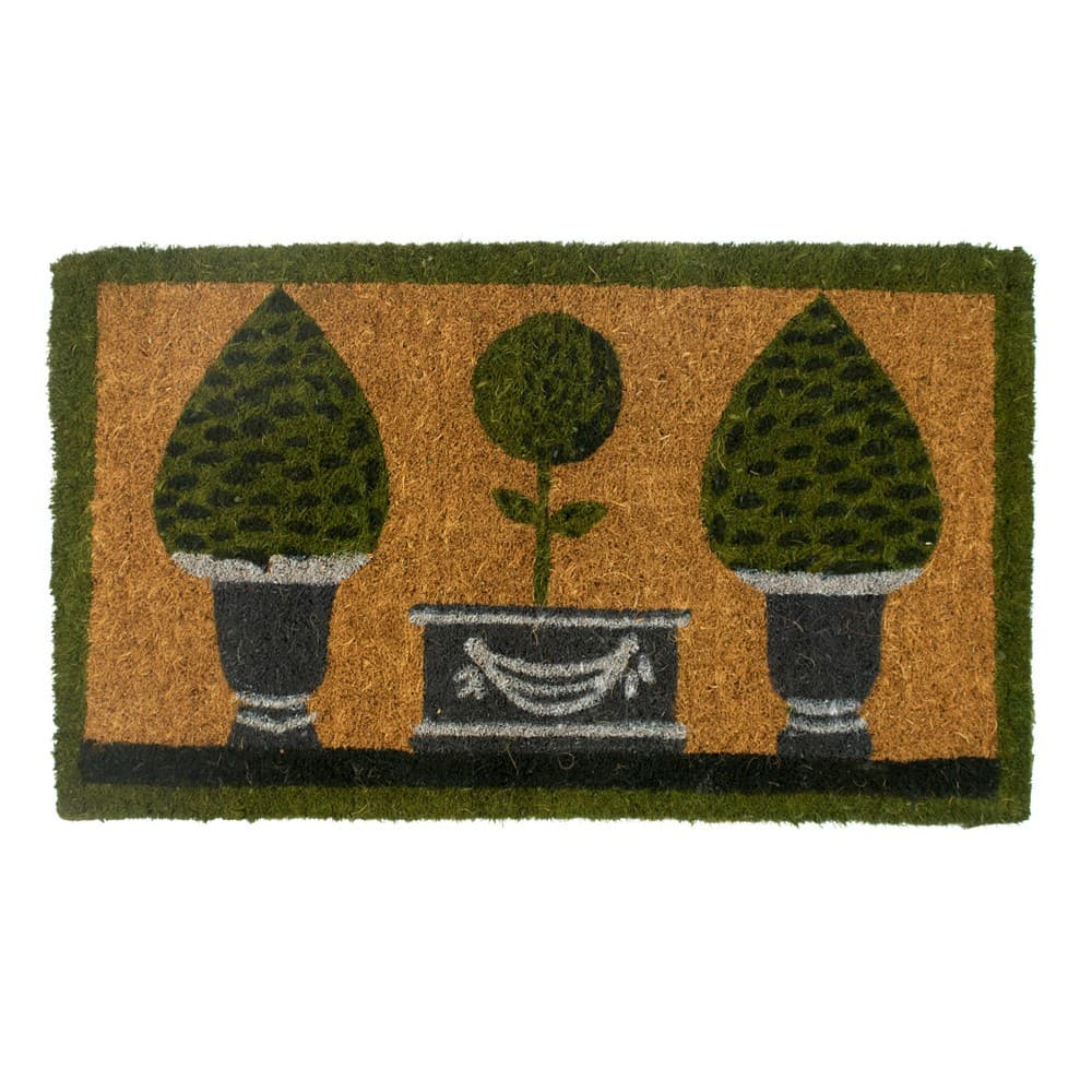 Kokosová rohož ručně vyrobená 3 topiary